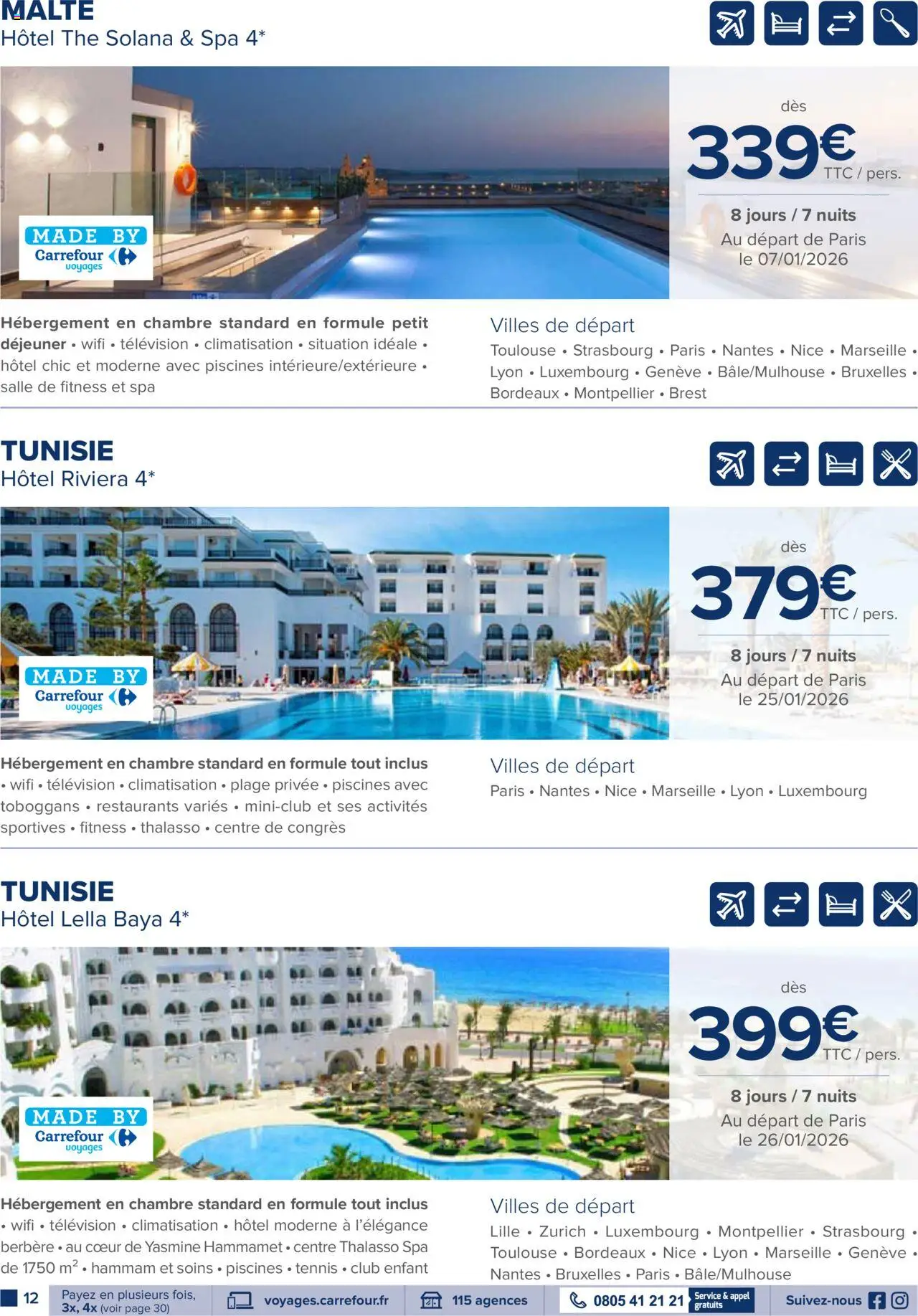 {H1} | Page: 12 | Produits: Télévision, Climatisation, Thé