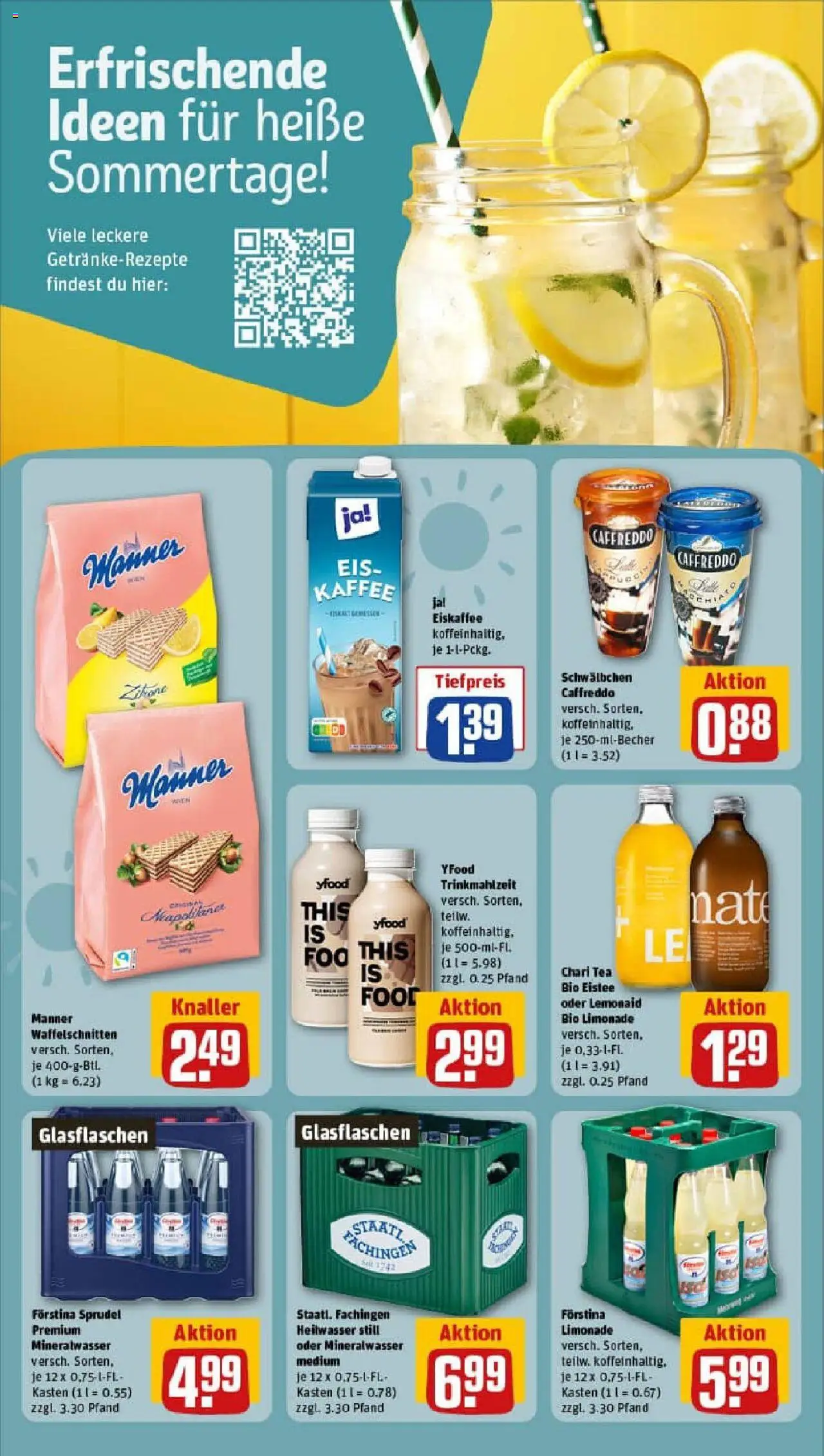 Rewe prospekt Bad Kreuznach	 - gültig ab dem 13.07.2025 | Seite: 18 | Produkte: Kaffee, Limonade, YFood, Zitrone