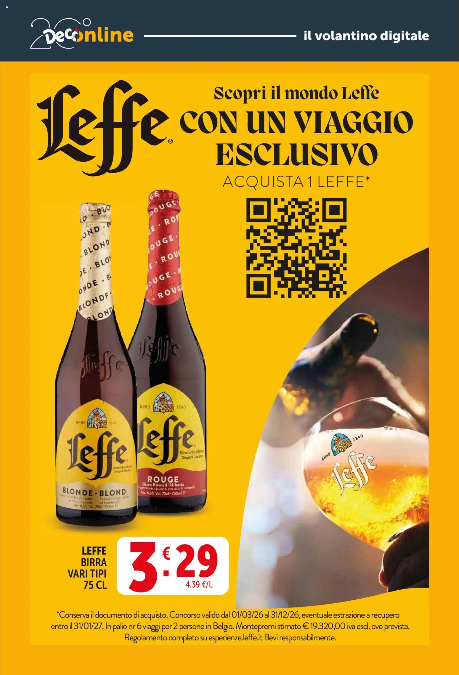 Volantino Decò del 27.03.2026 | Pagina: 39 | Prodotti: Birra