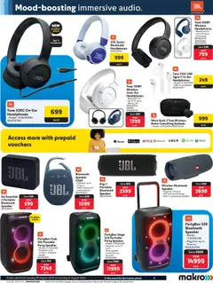 Makro - Electronics Catalogue  │ valid from 10.08.2025 | Page: 3 | Products: Earbuds, Xbox, USB, Battery