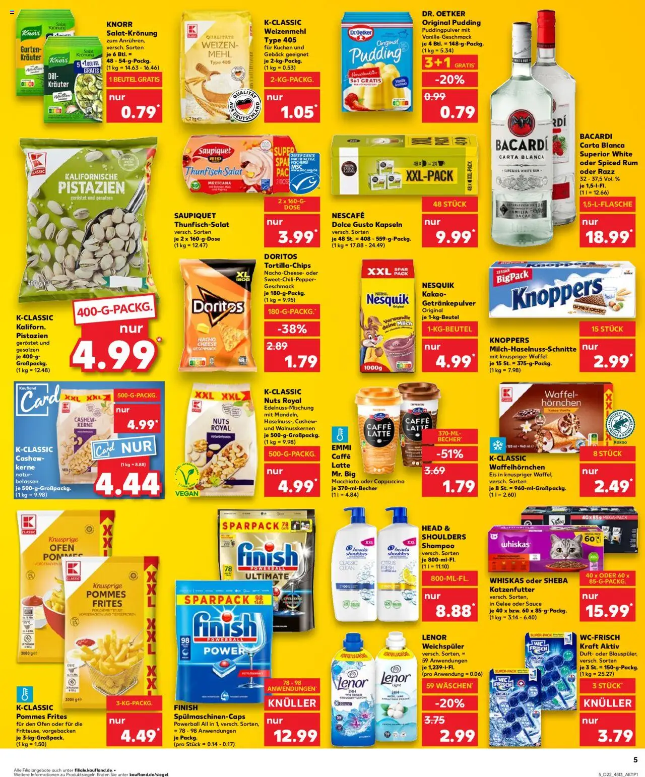 Kaufland Prospekt 	 - gültig ab dem 30.05.2025 | Seite: 5 | Produkte: Duft, Weizenmehl, Pistazien, Dill