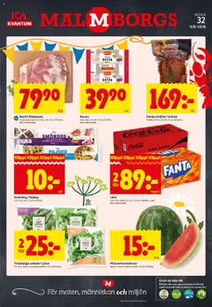 ICA Kvantum - Malmö - Förhandsvisning av reklamblad från butik ICA Kvantum aktuell från 04.08.2025