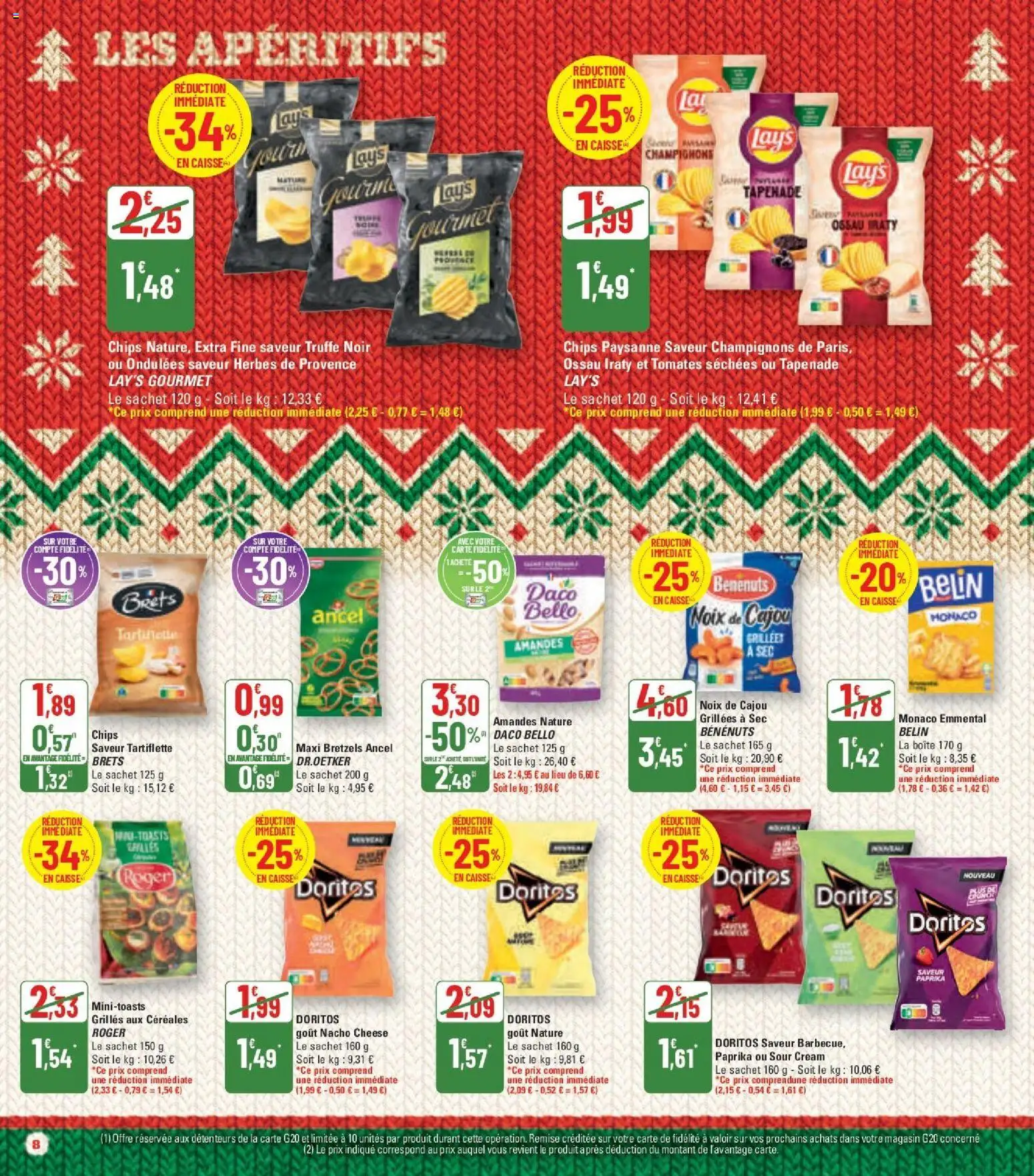 {H1} | Page: 8 | Produits: Paprika, Tomates séchées, Noix, Amandes