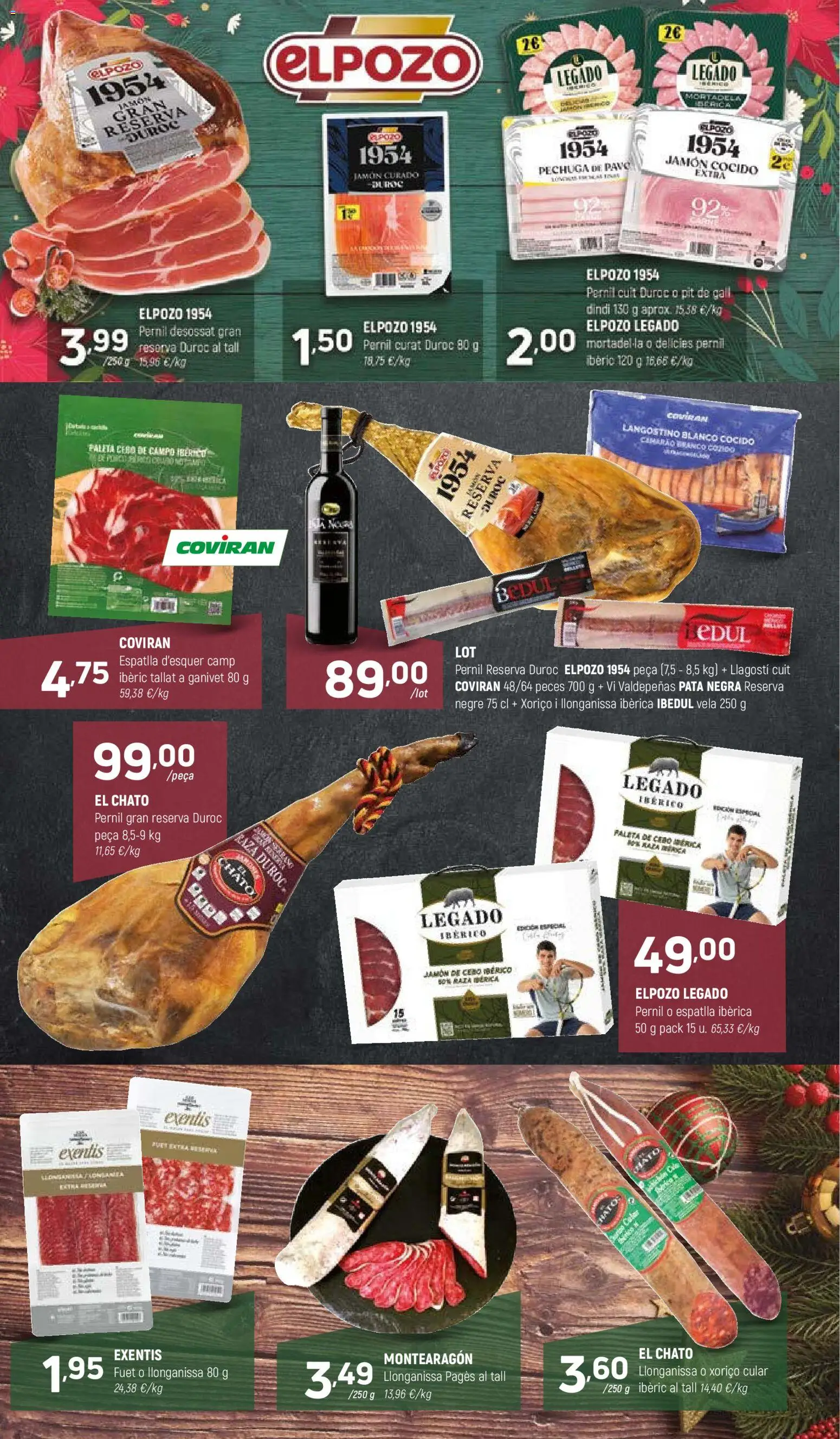 Coviran - Girona │ válido desde el 16.12.2025 | Página: 4 | Productos: Jamón, Vela, Mortadela, Langostino
