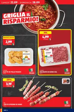 Volantino Aldi del 22.09.2025 | Pagina: 4