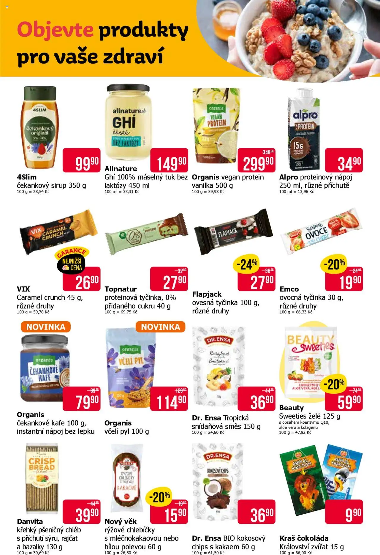 TETA Drogerie leták od 09.10.2025 | Strana: 2 | Produkty: Ovoce, Ghí, Protein, Kafe