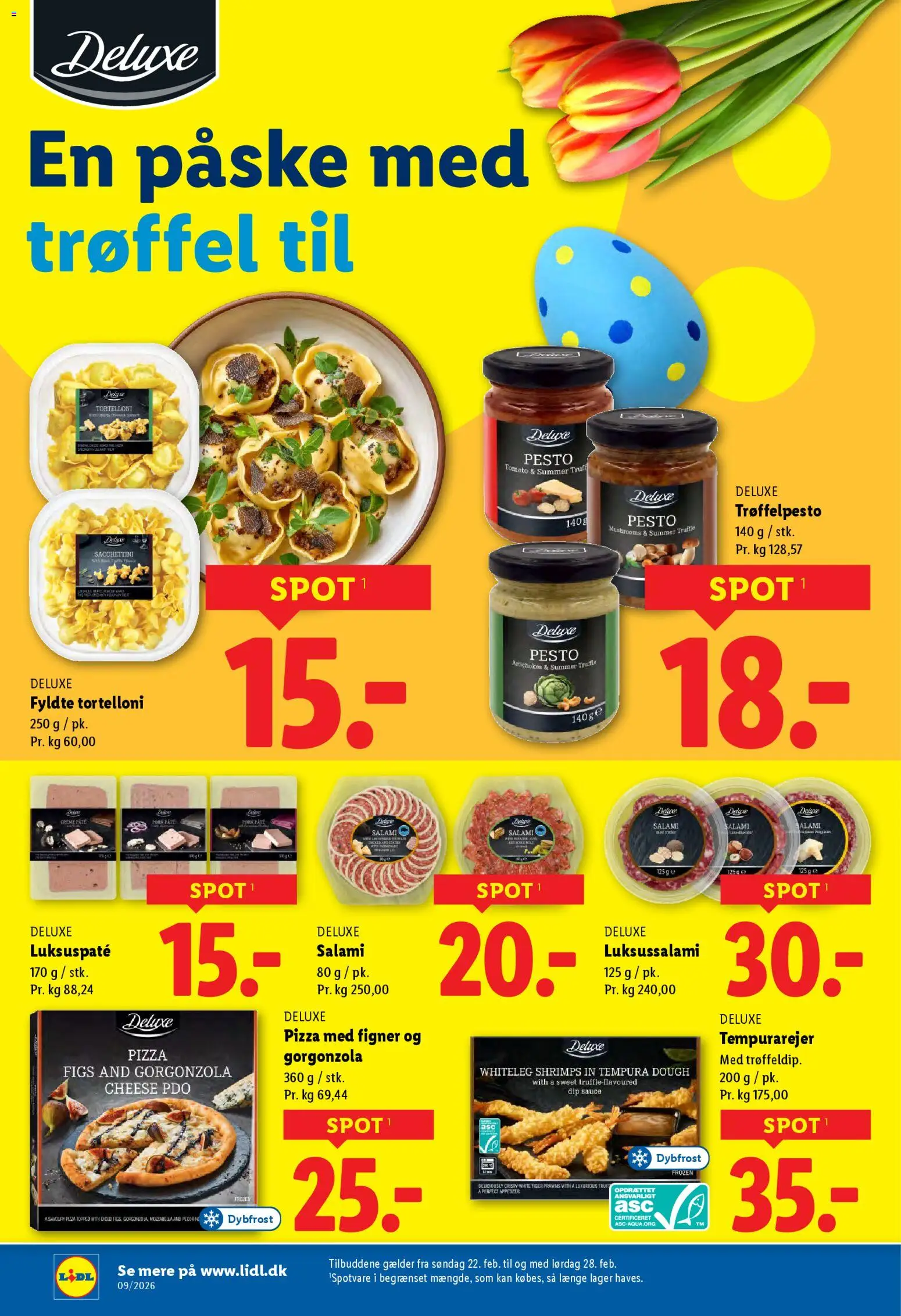 Lidl tilbudsavis – gyldig fra 22.02.2026 | Side: 10 | Produkter: Salami, Figner, Mozzarella, Søm