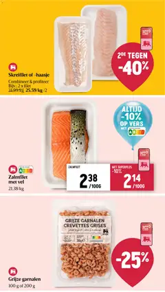 Zalmfilet met vel, Zalmfilet - Voorbeeld van een folder van Delhaize, geldig van 19.02.2026 | Pagina: 13