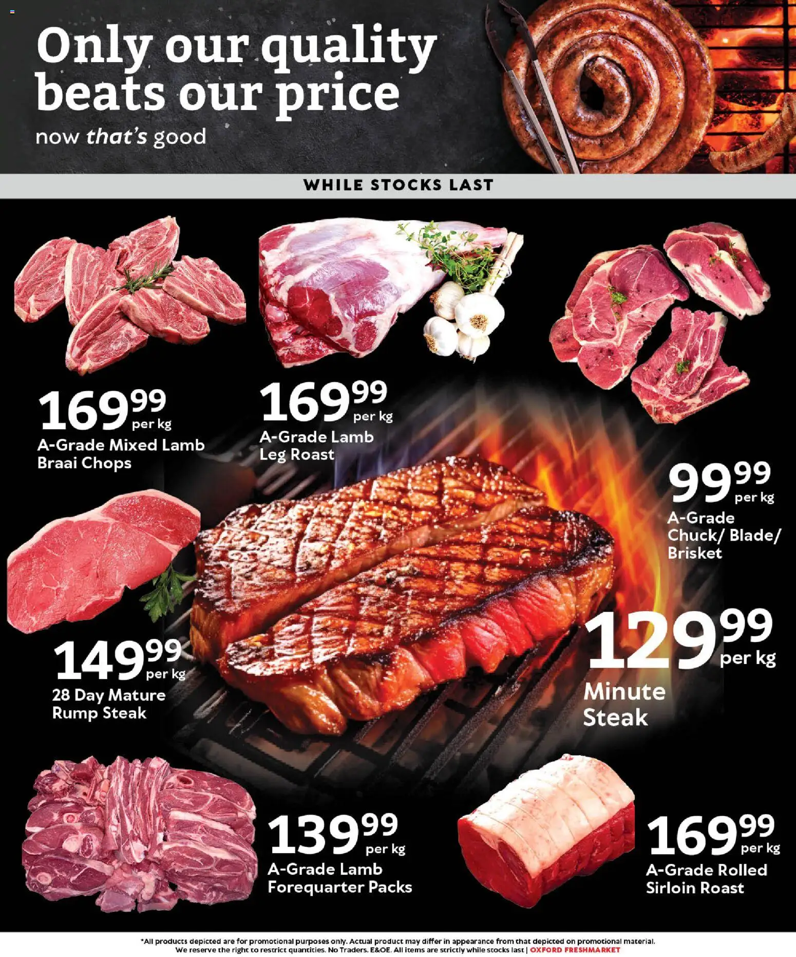 New Oxford Freshmarket catalogue – valid from 25.02.2026 | Page: 3 | Products: Steak
