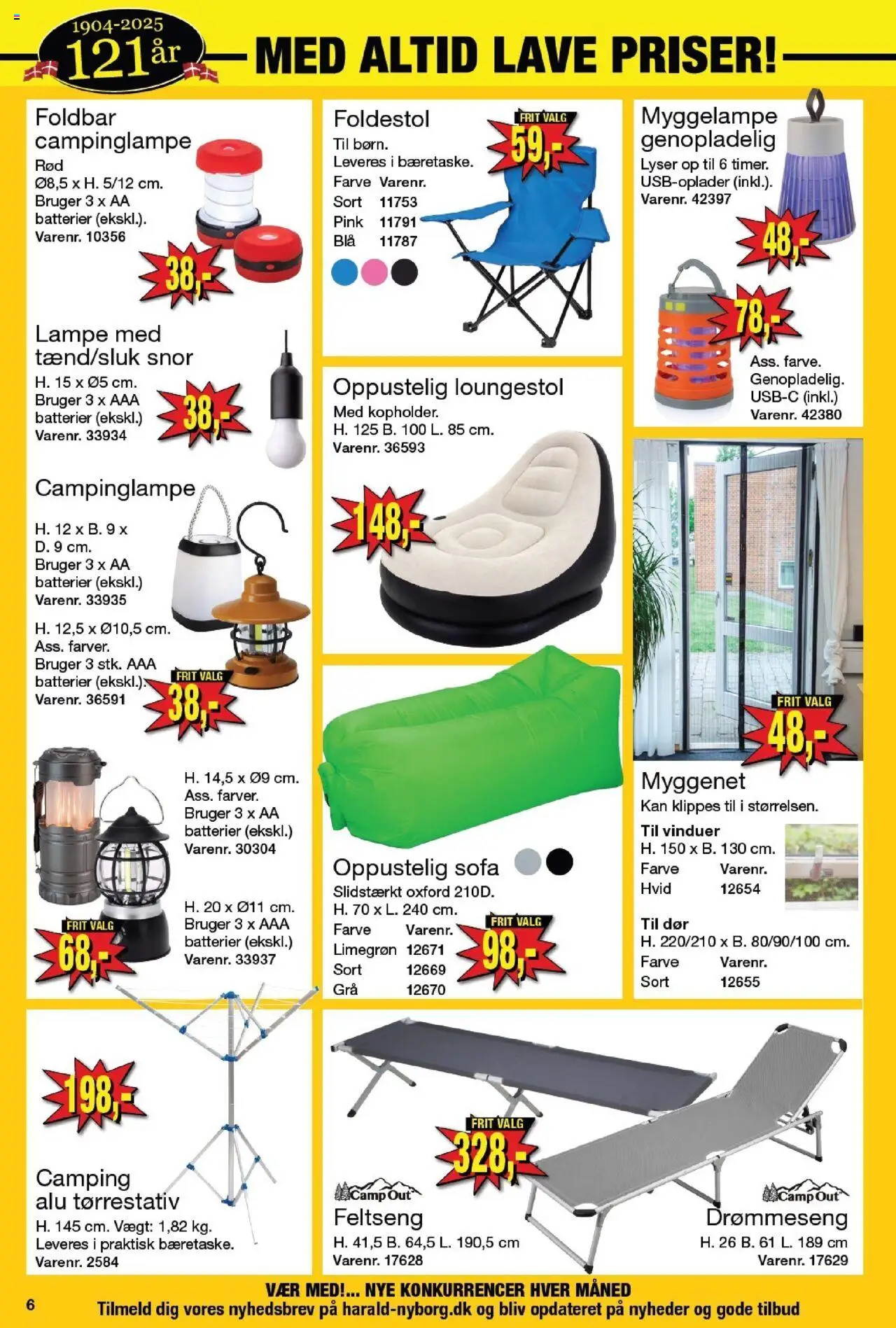 Harald Nyborg Tilbudsavis gyldig fra 03.07.2025 | Side: 8 | Produkter: Sofa, Batterier, Lampe