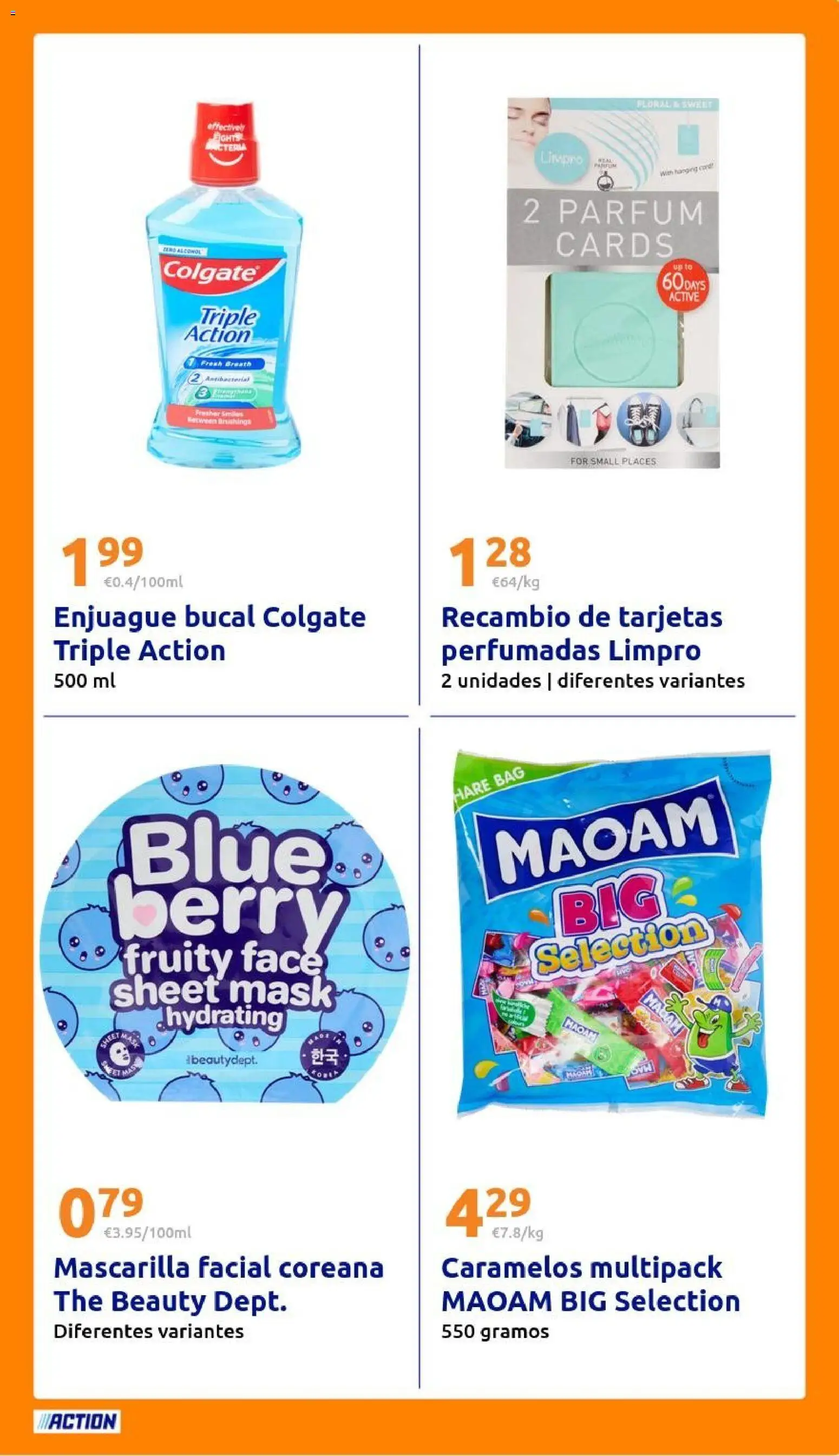 Action folleto │ válido desde el 18.03.2026 | Página: 19 | Productos: Enjuague bucal, Mascarilla facial