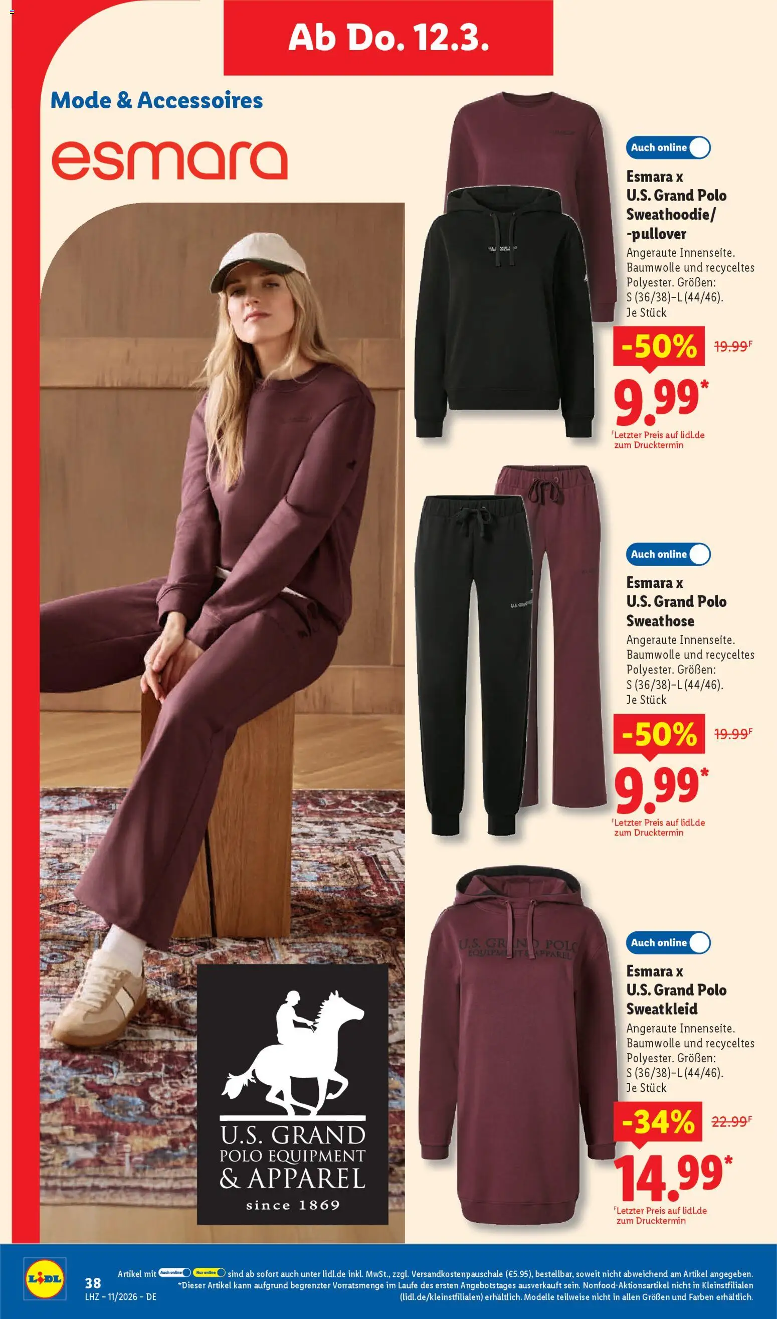Lidl Prospekt Bestwig – gültig ab 09.03.2026 | Seite: 58 | Produkte: Sweathose, Pullover