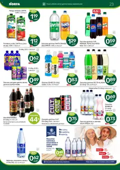 NORFA leidinys│galioja nuo 10.07.2025 | Puslapis: 23 | Prekių: Gaivusis gėrimas, Energinis gėrimas, Sultys, Mineralinis vanduo