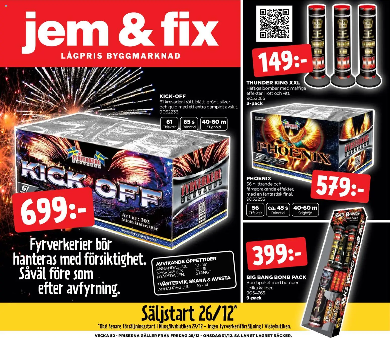 Jem & Fix reklamblad aktuell från 26.12.2025 | Sida: 1 | Produkter: Galler