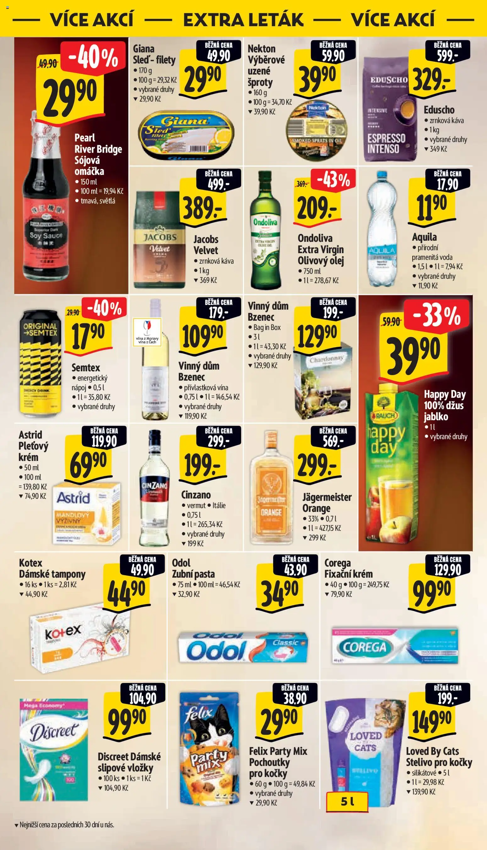 Albert leták - Supermarket od 26.11.2025 | Strana: 40 | Produkty: Voda, Olej, Velvet, Party mix