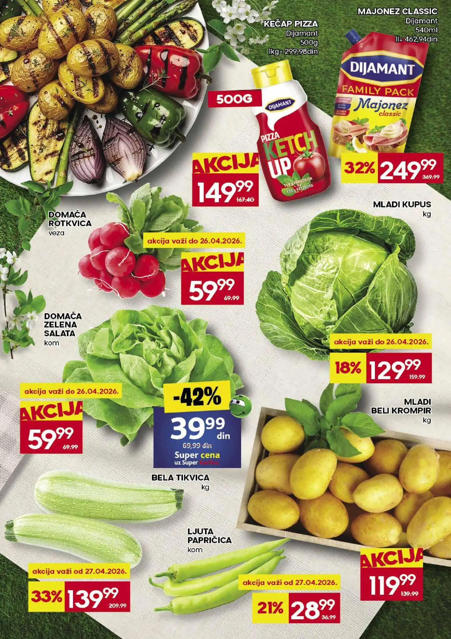 Idea katalog - važi od 23.04.2026 | Strana: 5 | Proizvode: Majonez, Kečap, Salata, Rotkvica