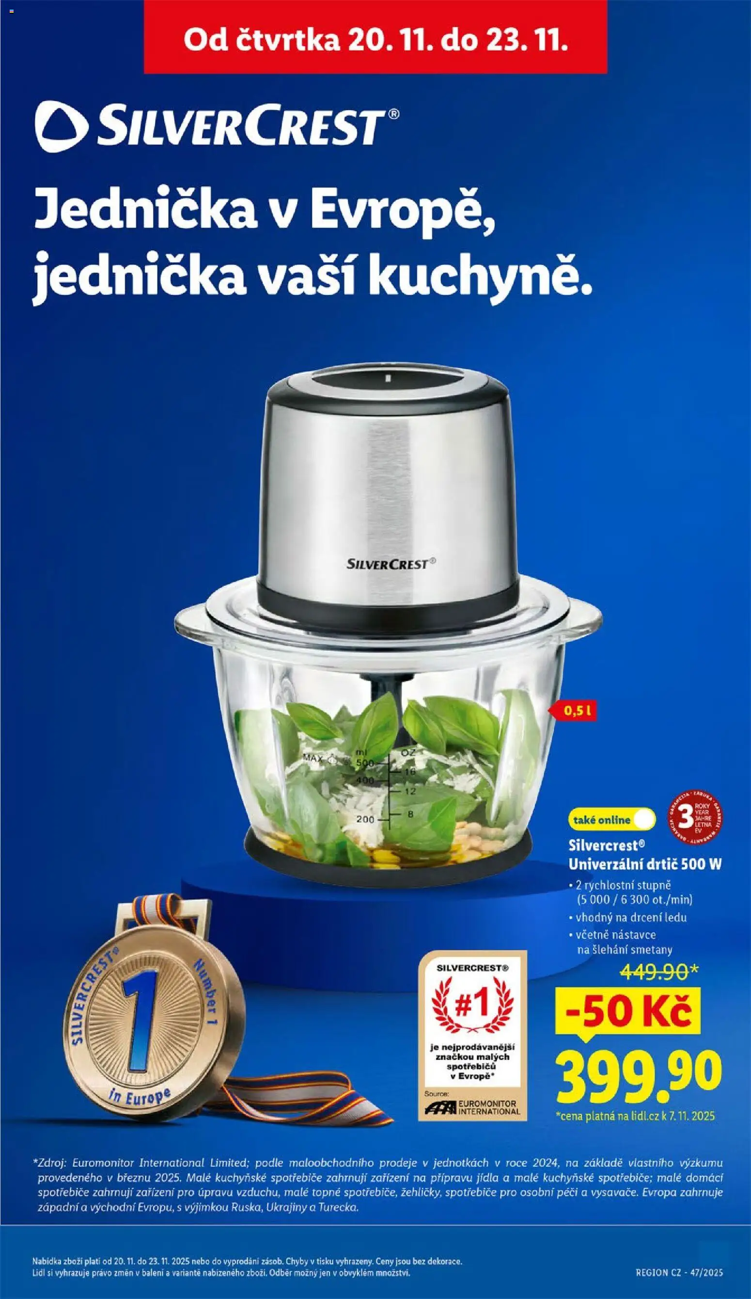Lidl Black Friday od 20.11.2025 | Strana: 57 | Produkty: Drtič