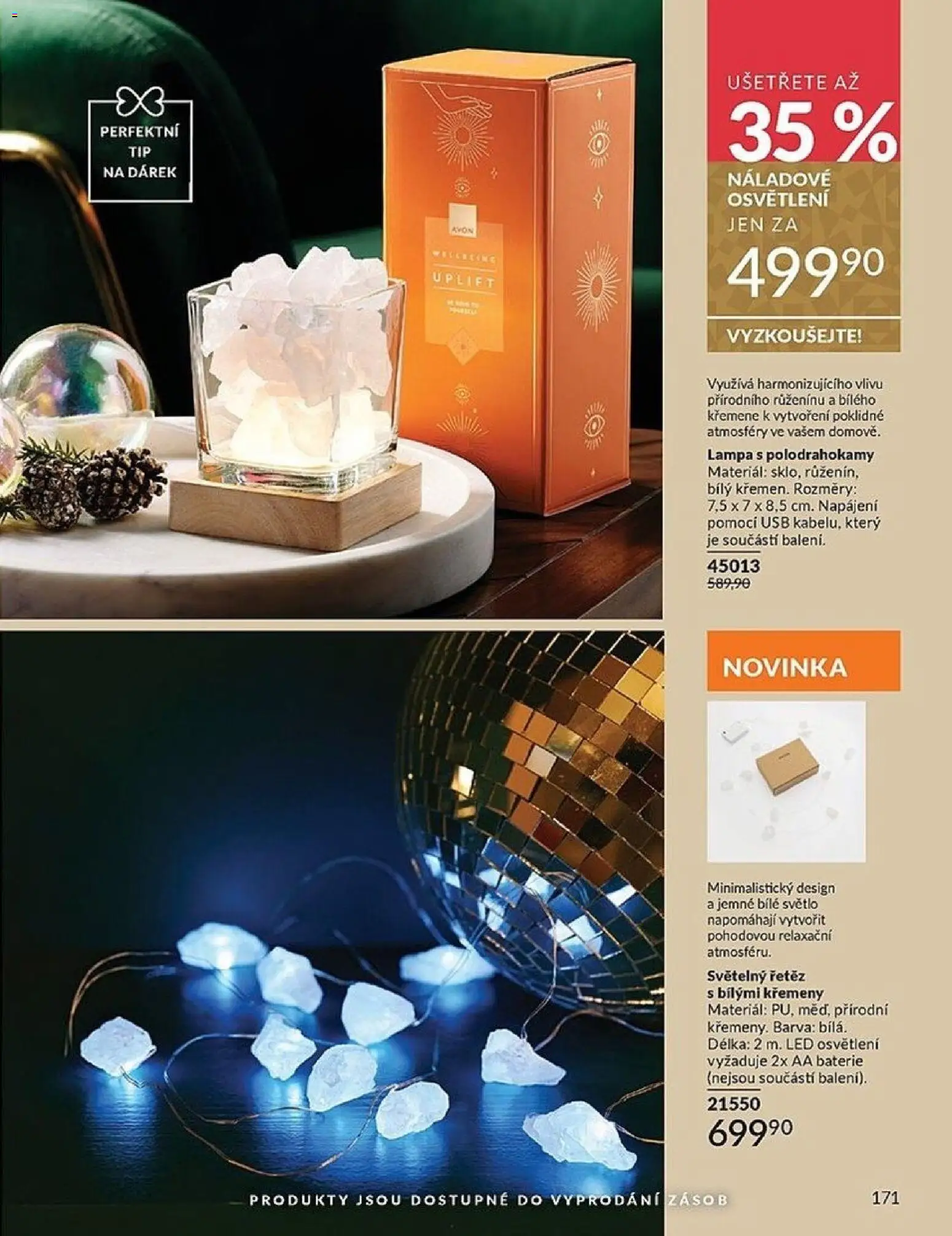 Avon Black Friday od 01.11.2025 | Strana: 171 | Produkty: USB, Světelný řetěz, Baterie, Lampa