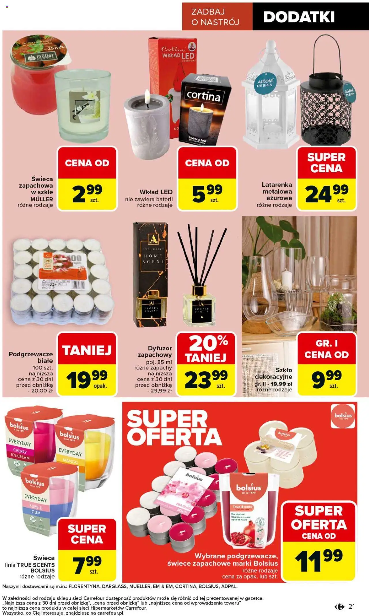 Carrefour Gazetka - Łap okazje od 11.09.2025 | Strona: 21 | Produkty: Mango, Świece