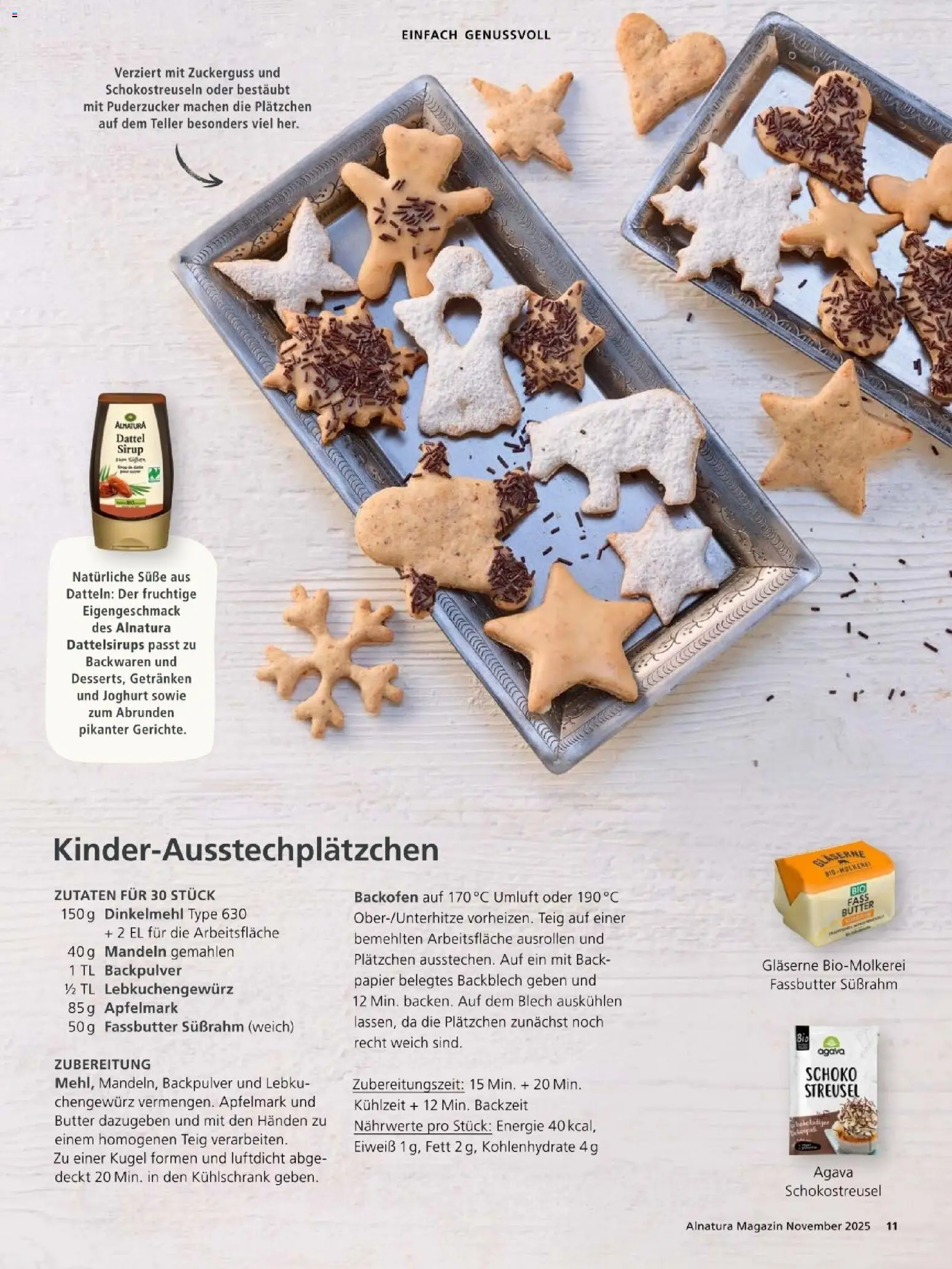 Alnatura Prospekt – gültig ab 01.11.2025 | Seite: 11 | Produkte: Joghurt, Kühlschrank, Sirup, Backofen