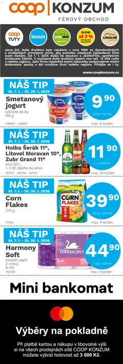 Náhled letáku Konzum leták od 07.01.2026