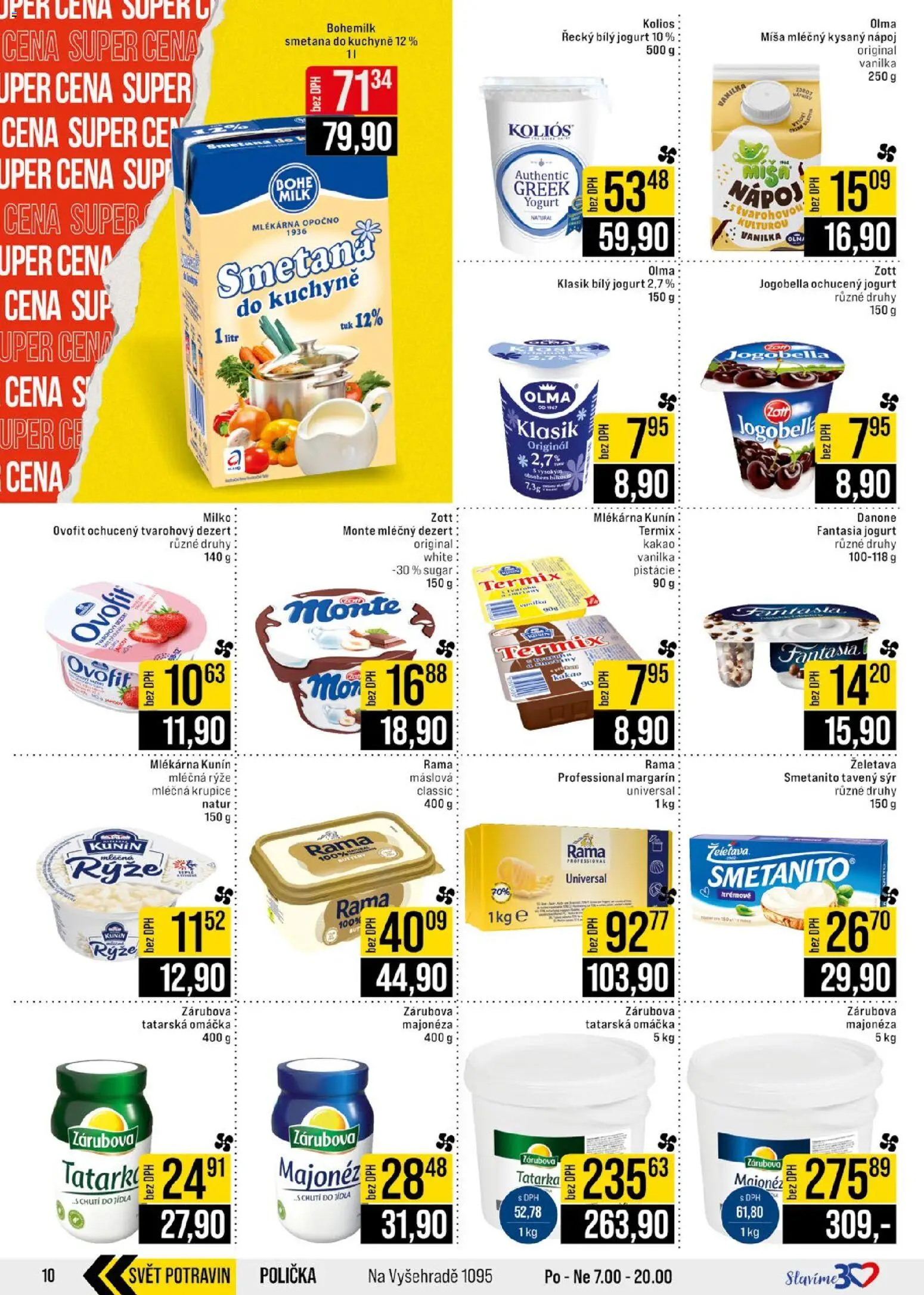 Jip leták - Cash & Carry od 29.10.2025 | Strana: 10 | Produkty: Polička, Tatarka, Smetana, Majonéza