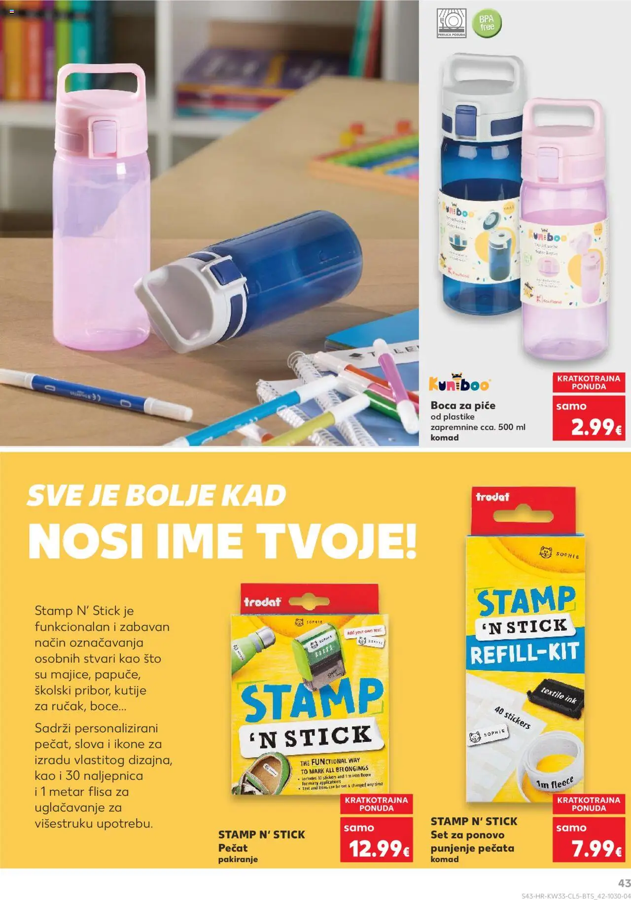 Kaufland HR akciós ujság - amely érvényes a következő dátumtól: 11.08.2025 | Oldal: 43