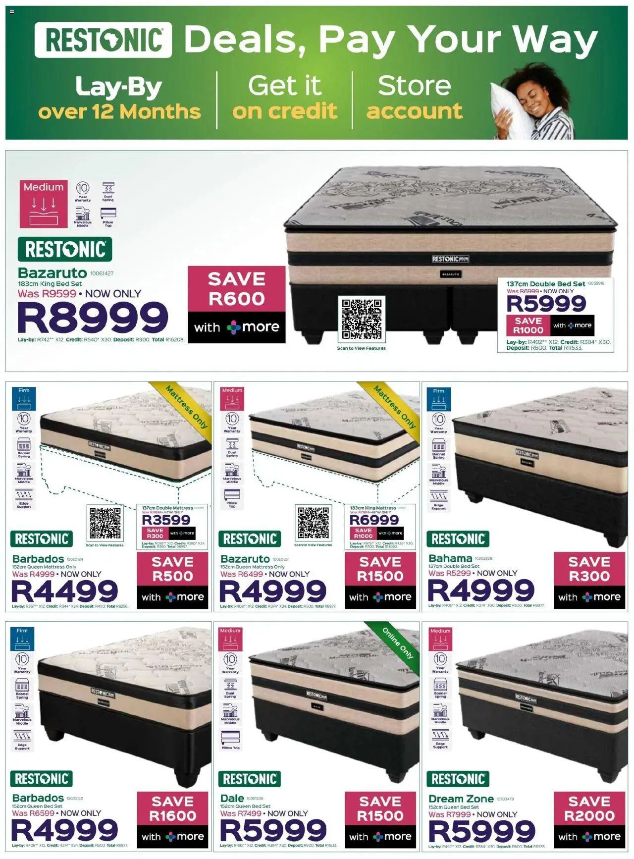 New Sleepmasters catalogue – valid from 16.10.2025 | Page: 6 | Products: Double bed, Queen bed, King bed, Bed