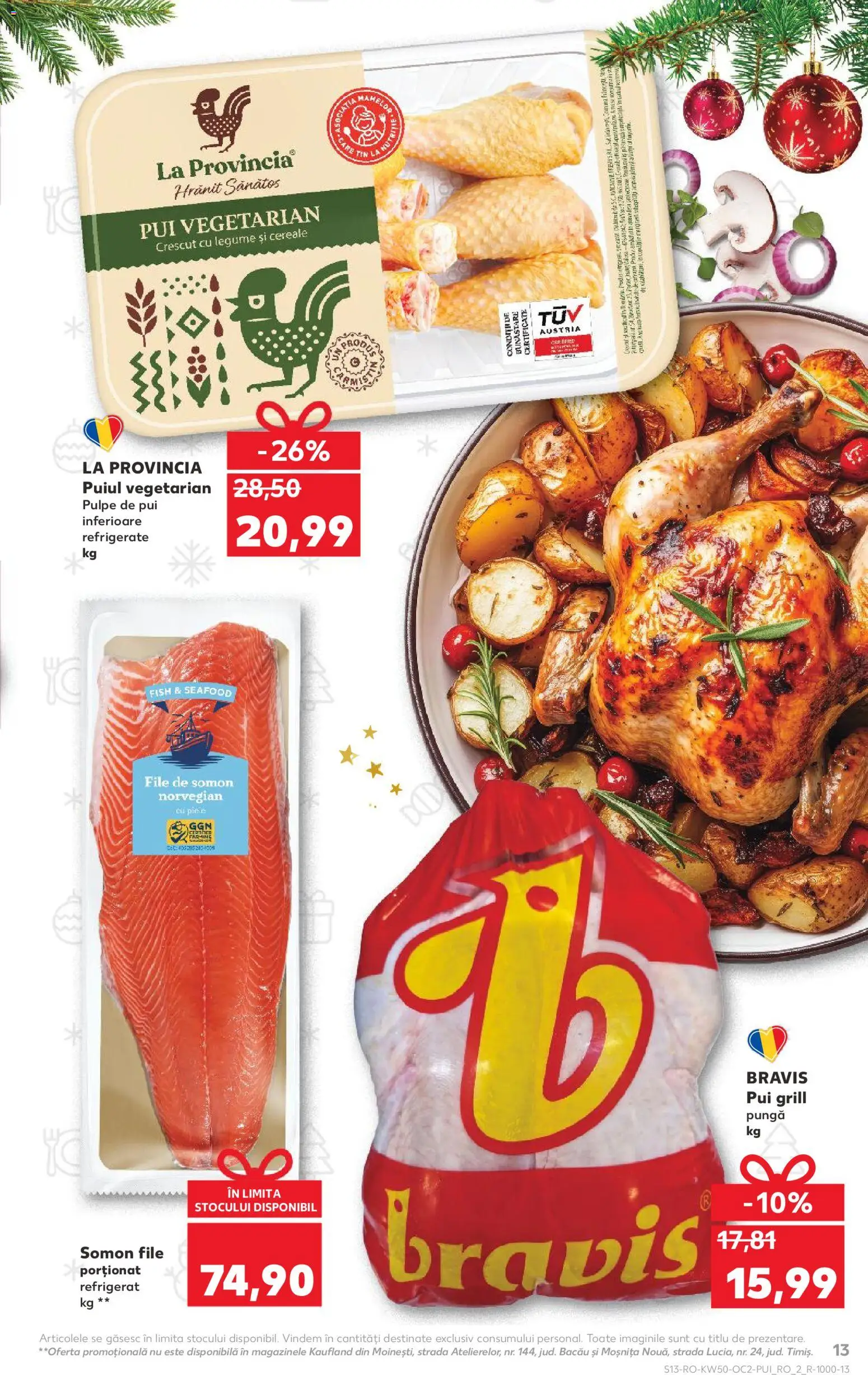 Noul catalog Kaufland – valabil de la 10.12.2025 | Pagină: 13 | Produse: Pungă, Grill, Cereale, Legume