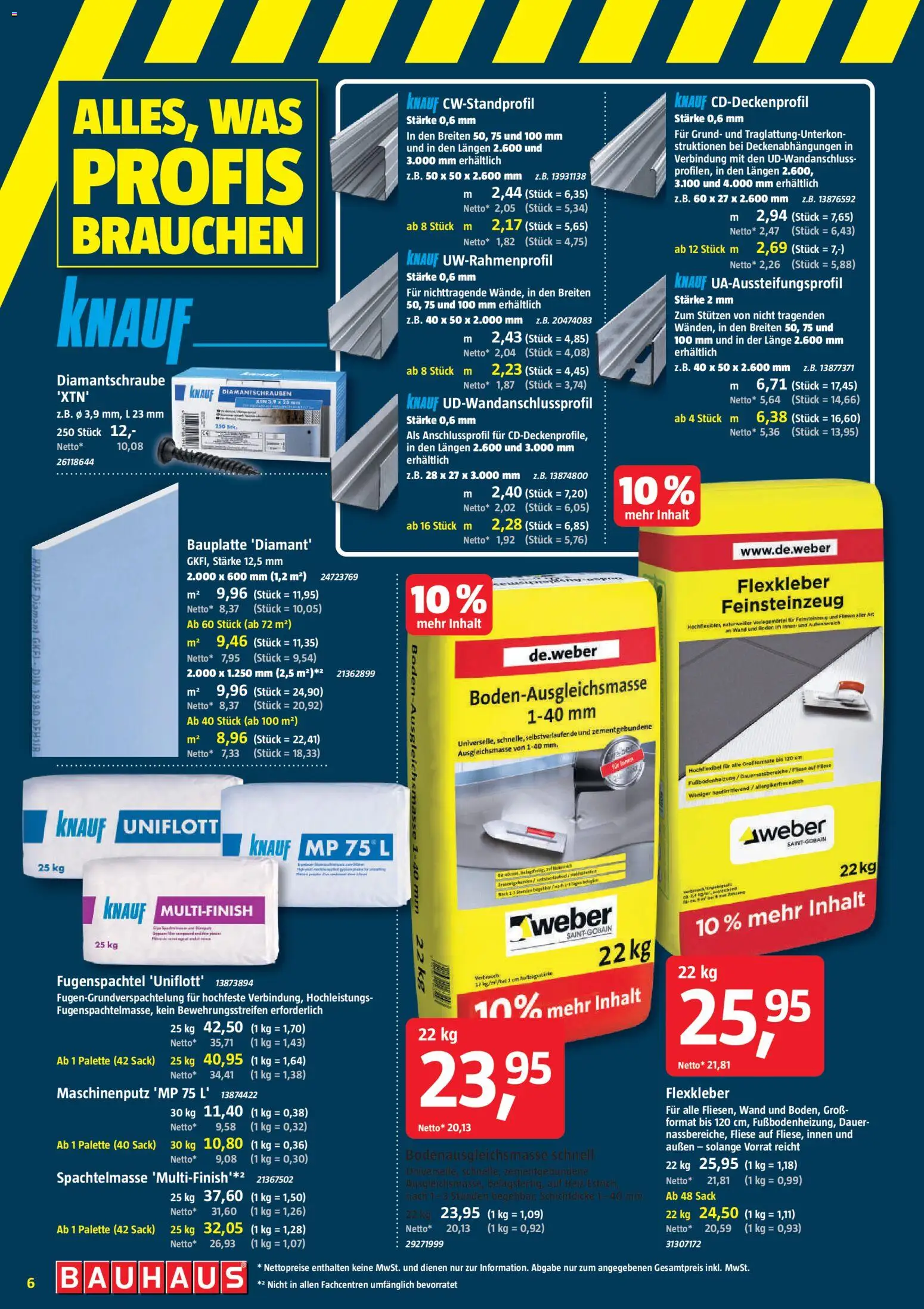 Bauhaus Prospekt 	 – gültig ab 11.04.2026 | Seite: 6