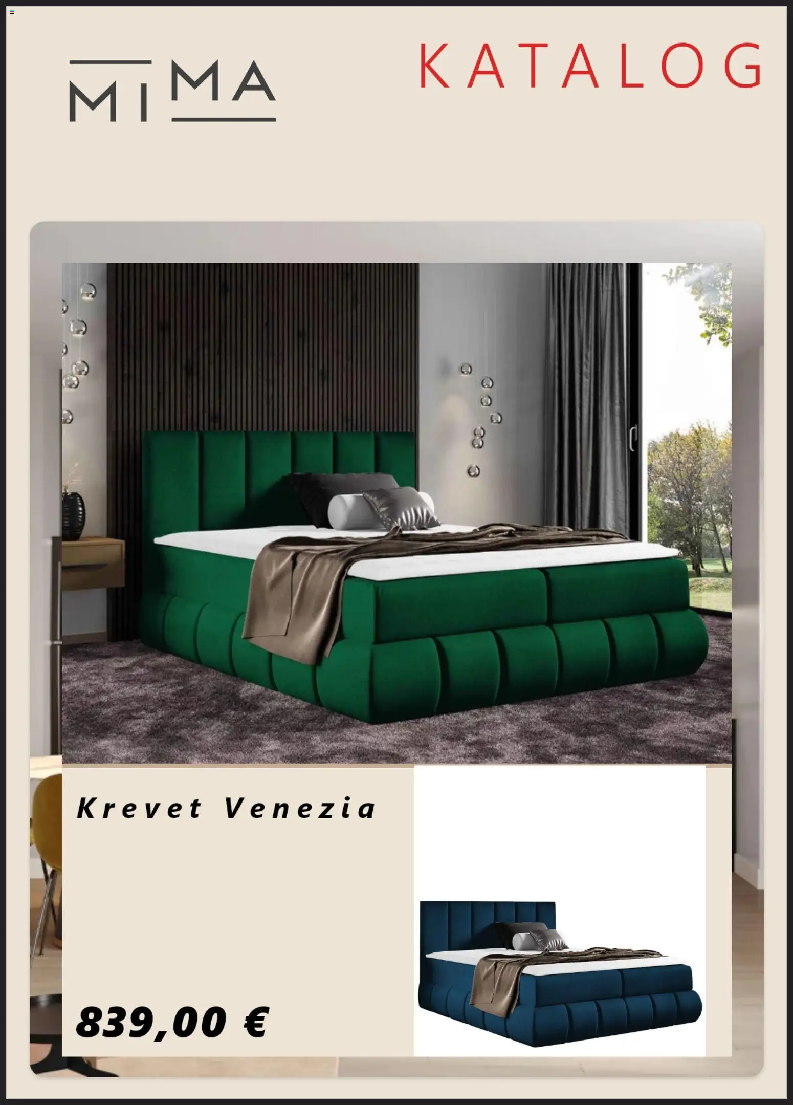 Mima namještaj katalog | vrijedi od 02.02.2026 | Stranica: 5 | Proizvodi: Krevet