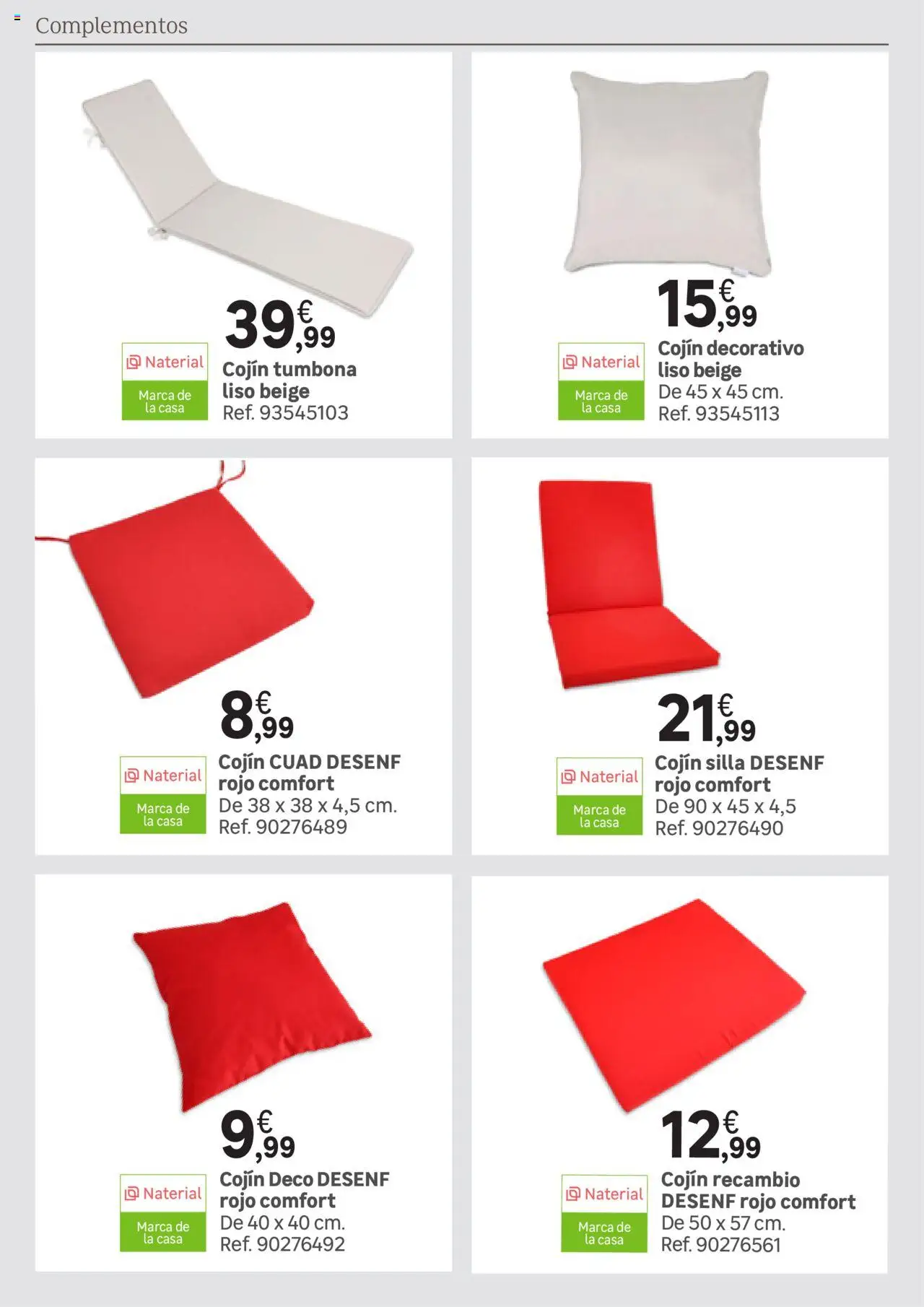 Leroy Merlin catálogo │ válido desde el 25.03.2025 | Página: 191 | Productos: Tumbona, Cojín, Silla