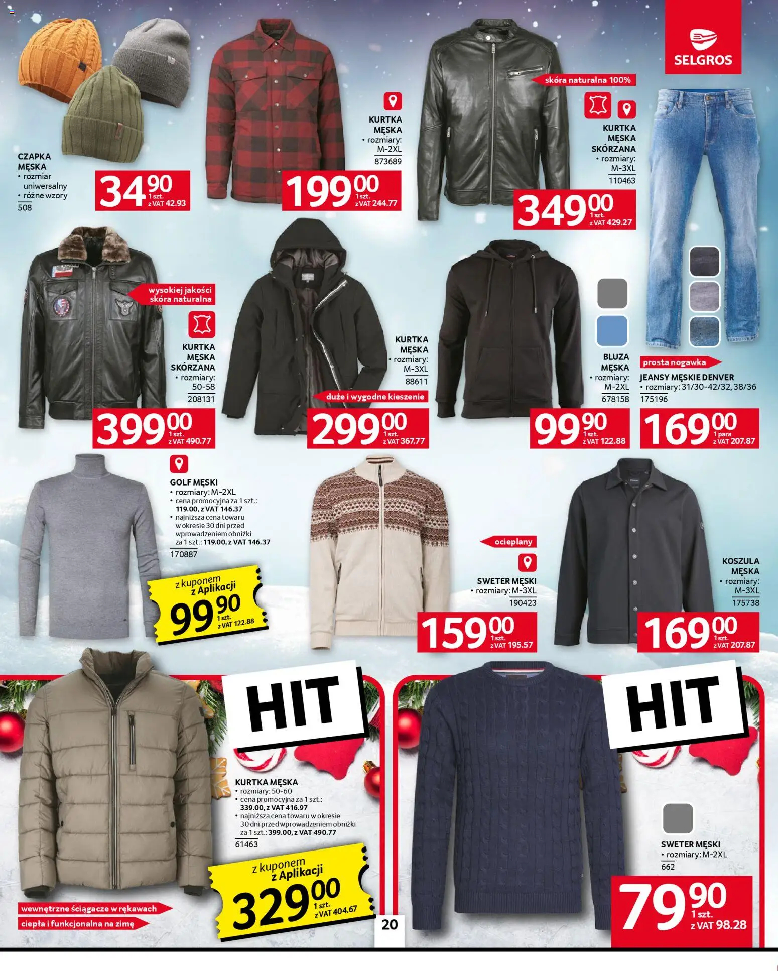 Selgros cash&carry Gazetka - Oferta przemysłowa od 06.11.2025 | Strona: 22 | Produkty: Koszula, Sweter, Kurtka, Czapka