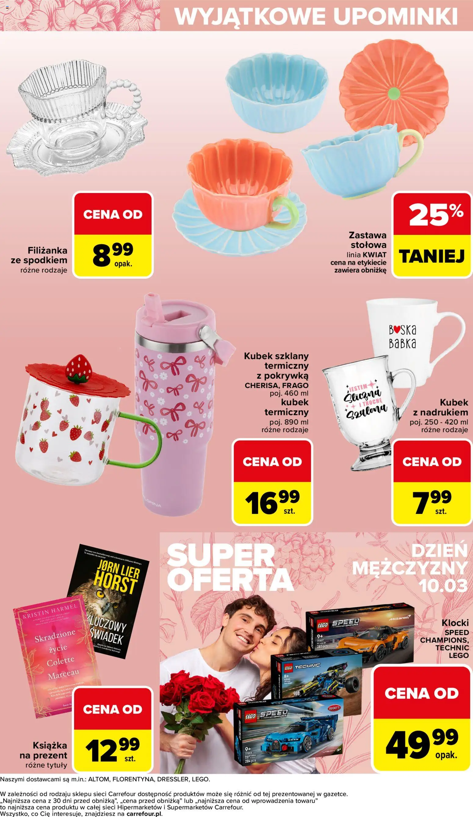 Carrefour gazetka - Dzień Kobiet od 02.03.2026 | Strona: 5 | Produkty: Lego, Babka