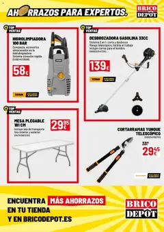 Brico Depôt folleto │ válido desde el 01.08.2025 | Página: 16 | Productos: Hidrolimpiadora, Desbrozadora, Ρούτερ, Mesa