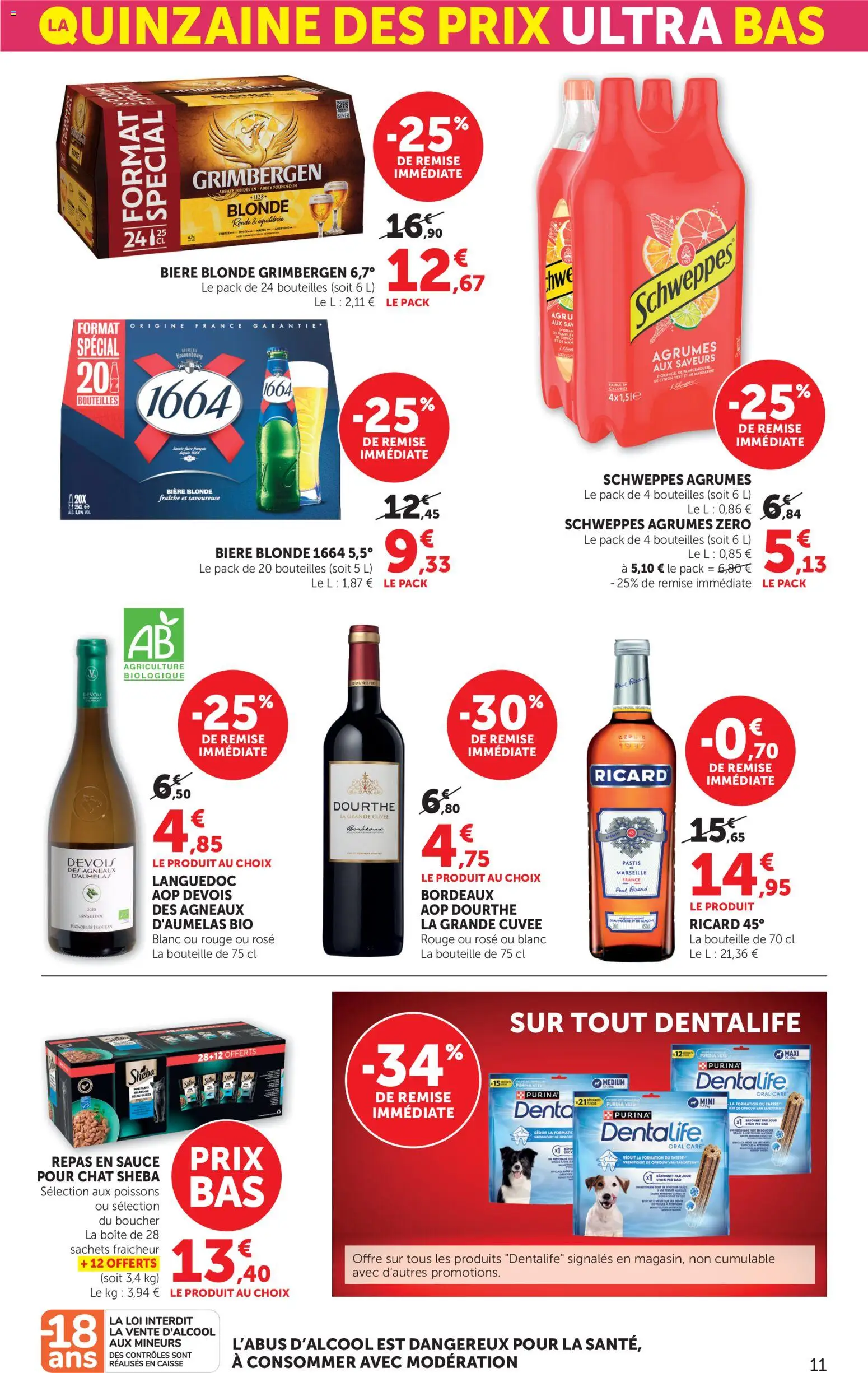 {H1} | Page: 11 | Produits: Ricard, Pastis, Citron vert, Bière