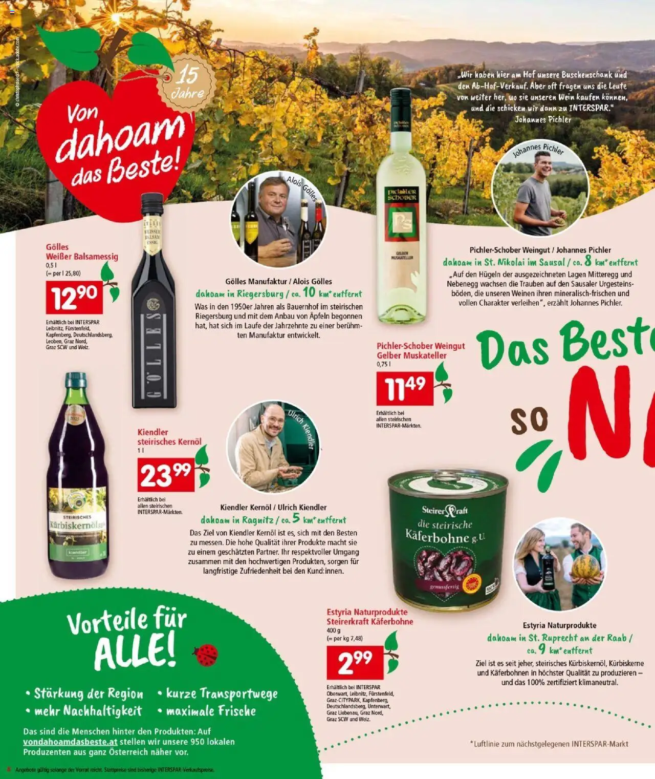 Interspar Flugblatt - Burgenland gültig ab 16.10.2025 | Seite: 9 | Produkte: Wein
