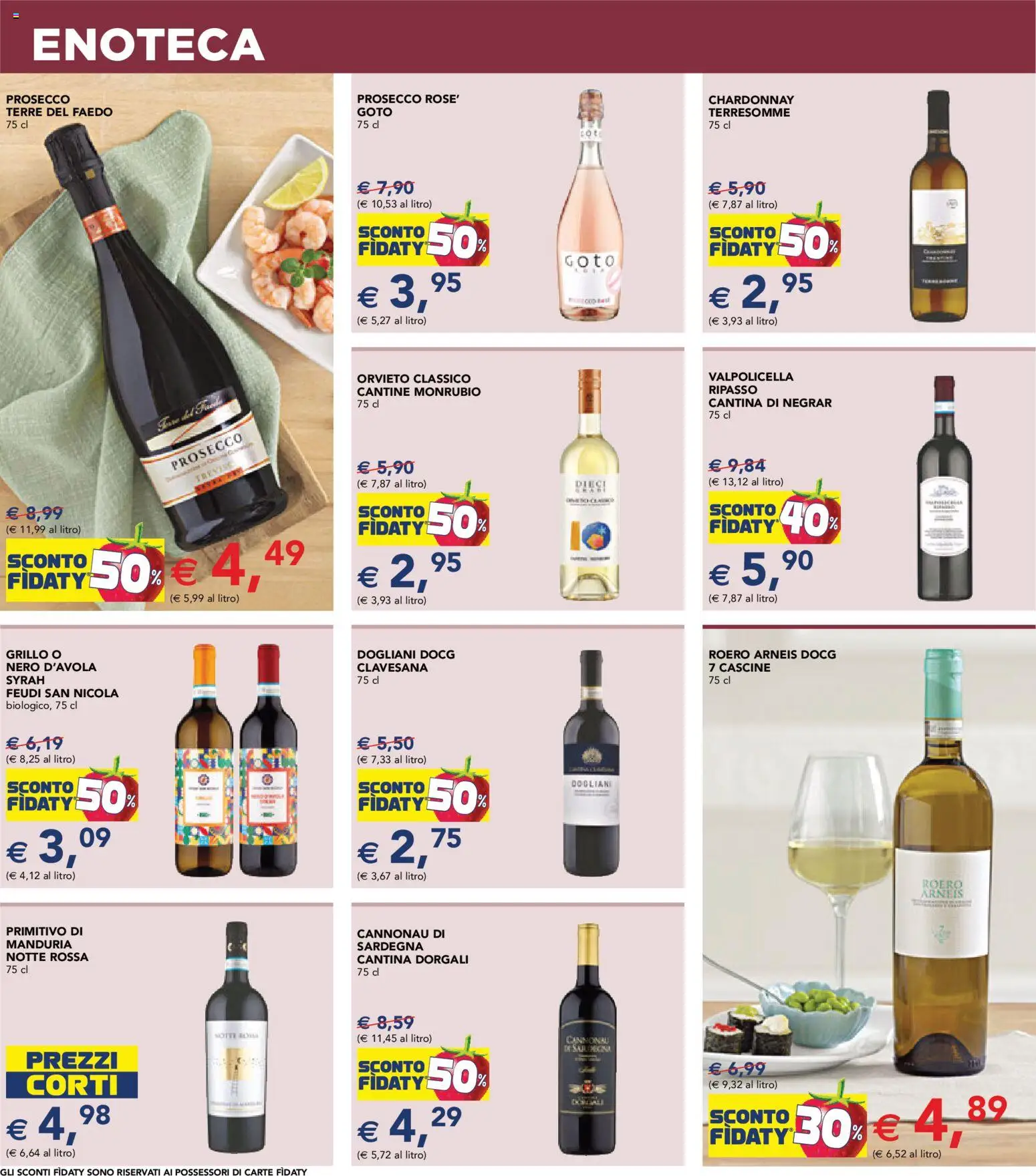 Volantino Esselunga S del 08.04.2026 | Pagina: 14 | Prodotti: Prosecco, Enoteca