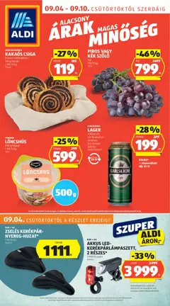 Aldi Akciós újság - amely érvényes a következő dátumtól: 04.09.2025