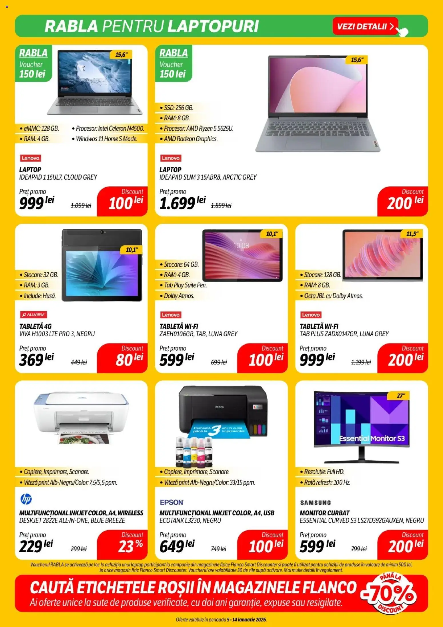 Noul catalog Flanco – valabil de la 05.01.2026 | Pagină: 11 | Produse: Tabletă, Monitor, Usb, Rață