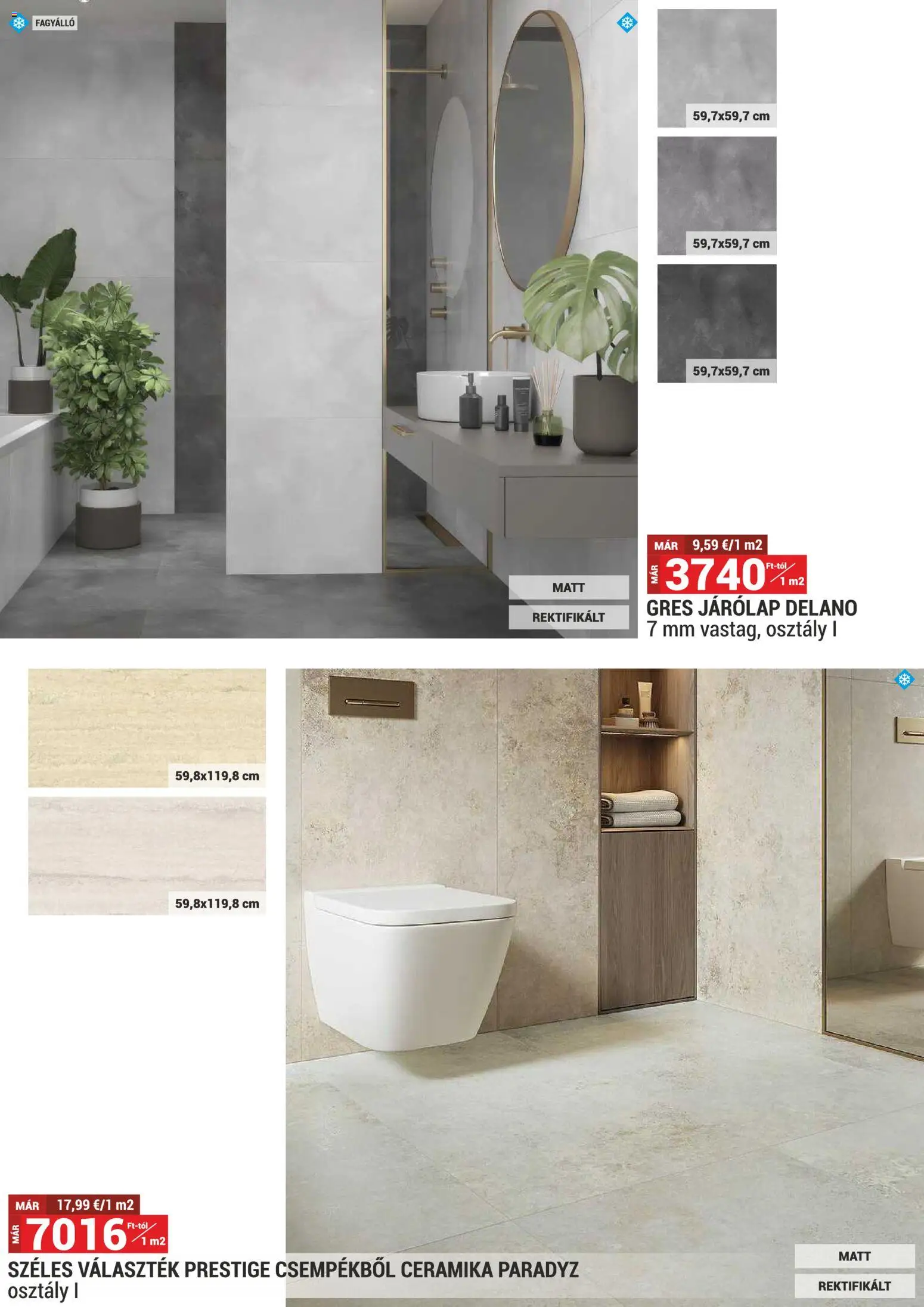 Merkury Market akciós ujság - amely érvényes a következő dátumtól: 01.02.2026 | Oldal: 23 | Termékek: Gres, Járólap