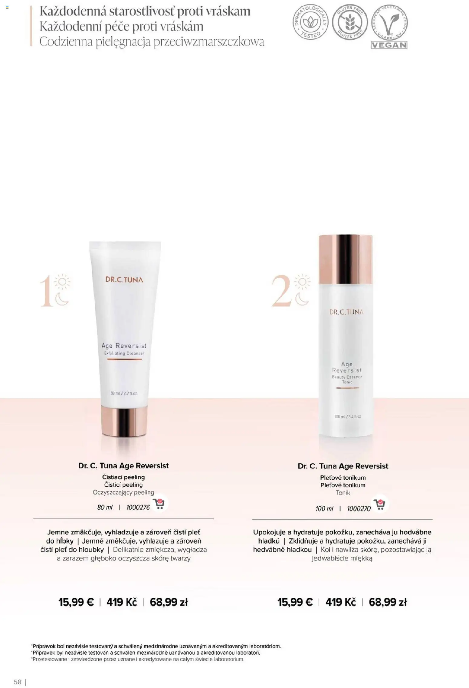 Nové Farmasi akcie – leták je platný od 01.01.2026 | Strana: 58 | Produkty: Peeling