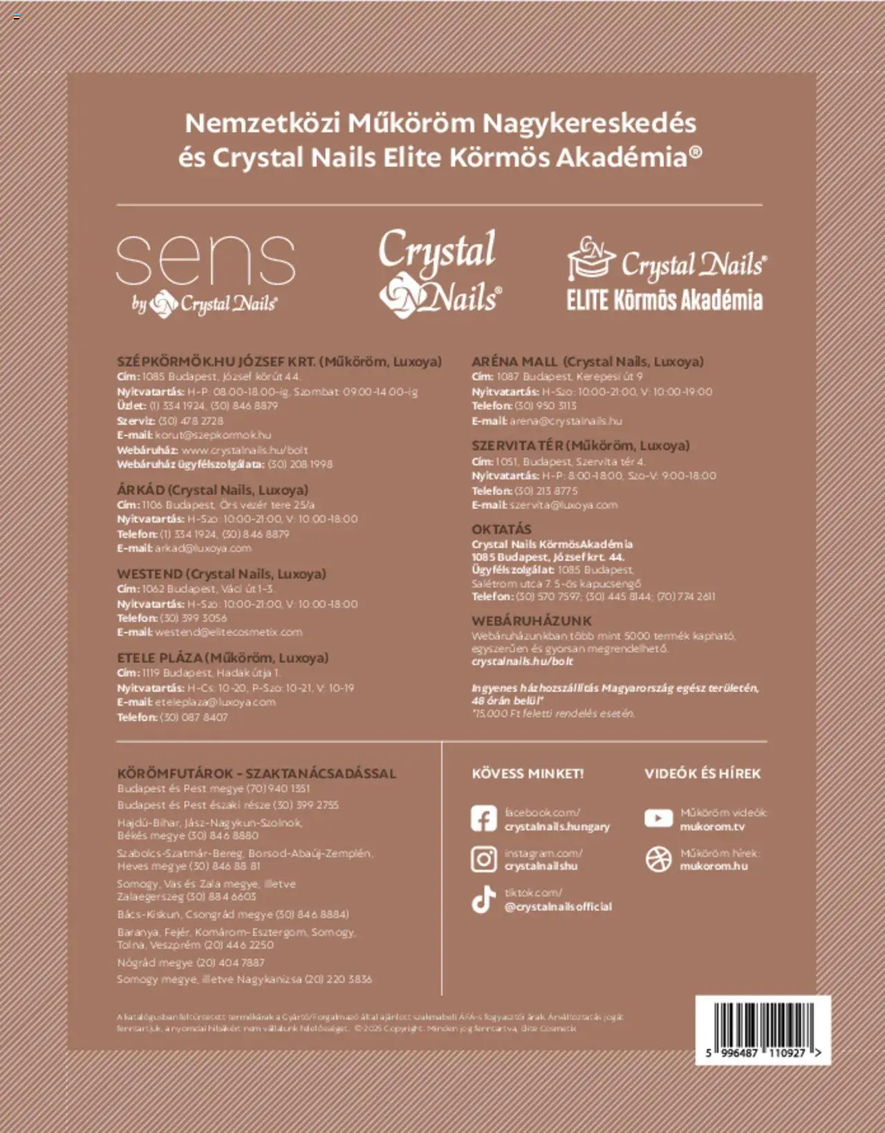 Crystal Nails akciós ujság - amely érvényes a következő dátumtól: 01.03.2025 | Oldal: 171 | Termékek: Telefon, Kapucsengő