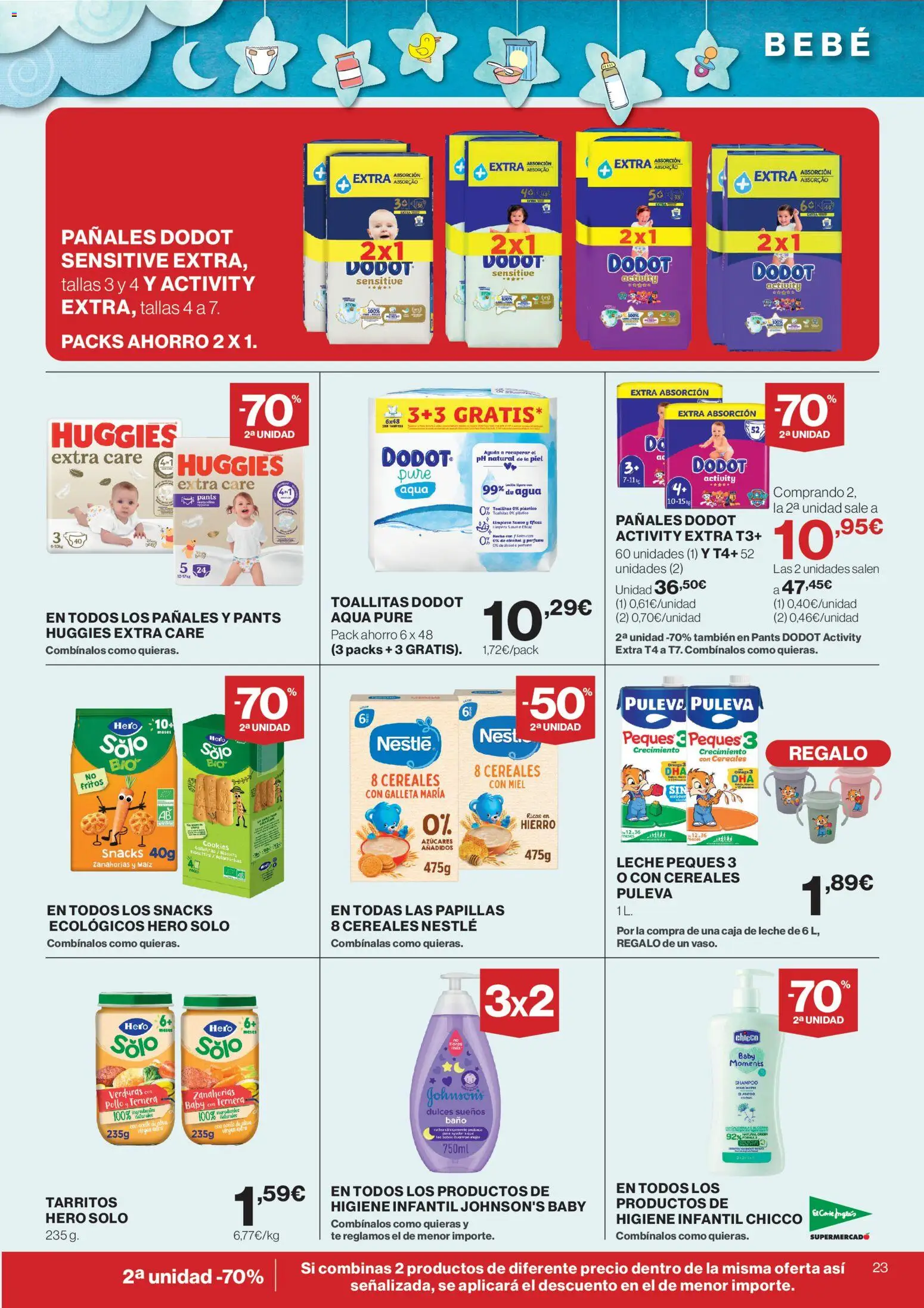 El Corte Inglés ofertas │ válido desde el 23.04.2026 | Página: 23 | Productos: Ψηφιακή κάμερα, Cereales, Té, Caja