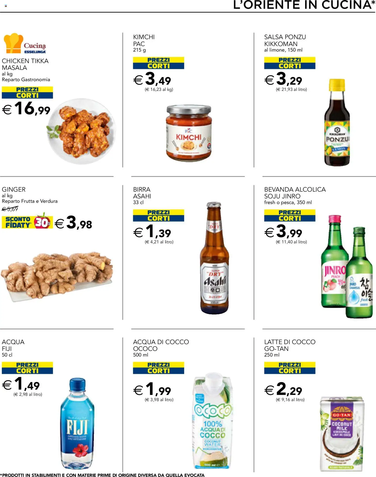 Volantino Esselunga S del 12.02.2026 | Pagina: 7 | Prodotti: Acqua, Frutta, Latte, Cocco