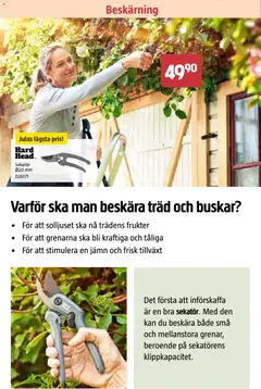 Jula erbjudanden - Förhandsvisning av reklamblad från butik Jula aktuell från 26.02.2026 | Sida: 20 | Produkter: Sekatör