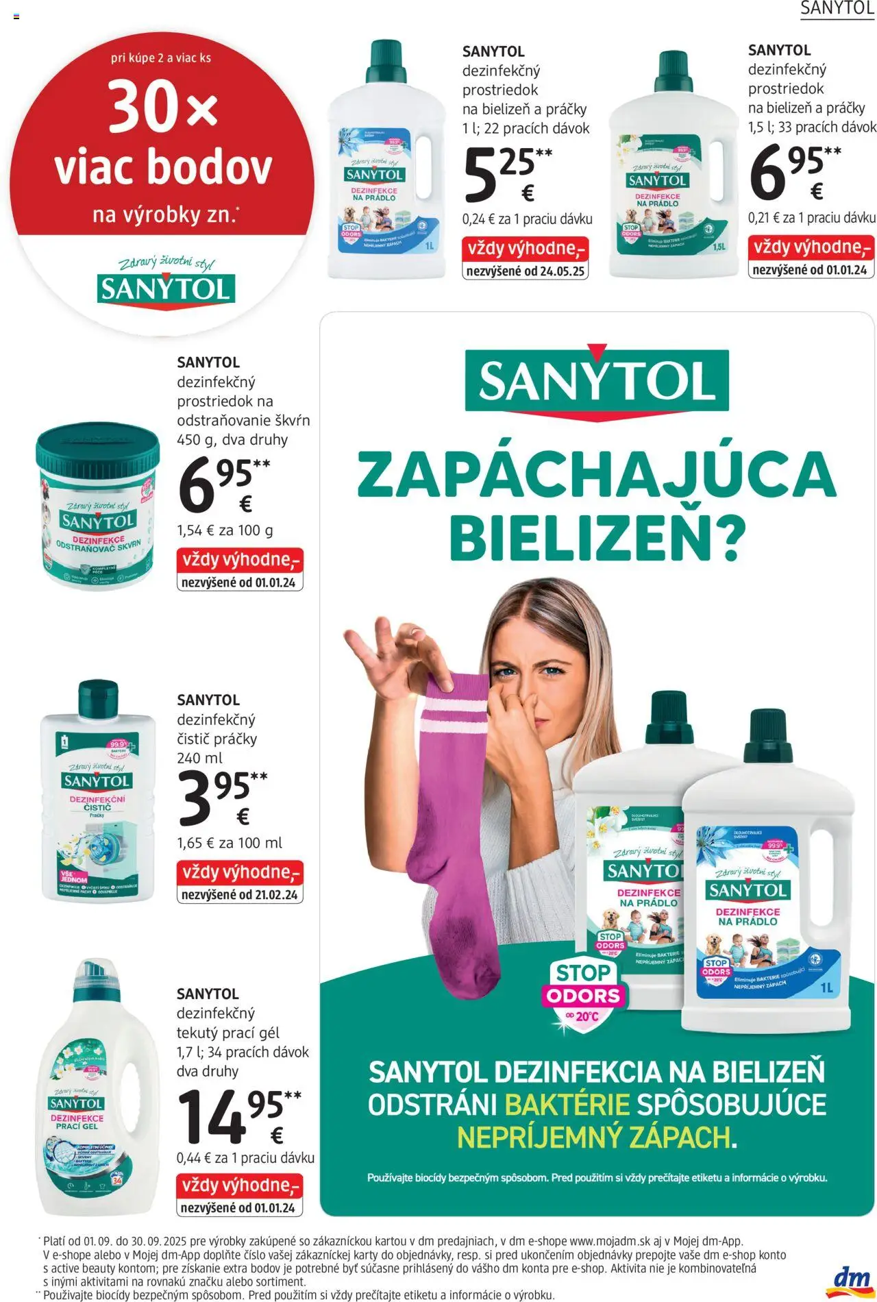 dm drogerie Journal September 2025 │ platný od 01.09.2025 | Strana: 29 | Produkty: Práčky, Sanytol, Odstraňovač škvŕn