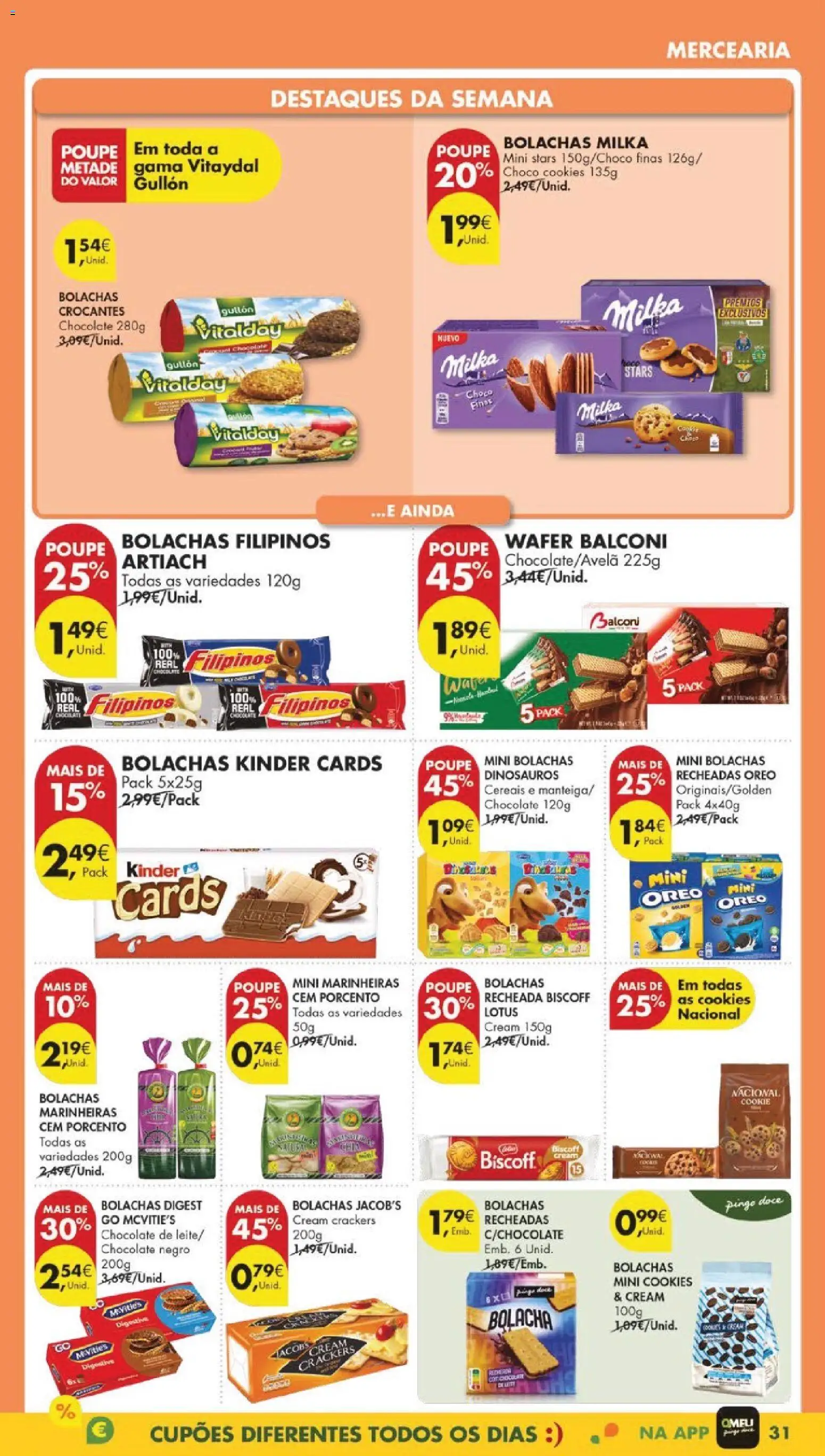 Pingo Doce folheto │ válido de 24.02.2026 | Página: 33 | Produtos: Filipinos, Bolachas milka, Bolachas, Chocolate