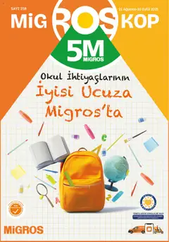 21.08.2025 tarihinden itibaren geçerli olan Migros kataloğu önizlemesi