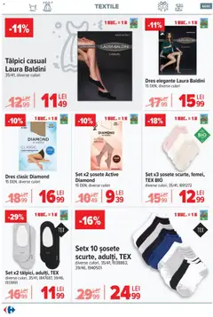 Noul catalog Carrefour – valabil de la 03.09.2025 | Pagină: 61 | Produse: Şerit ödül, Tălpici, Șosete